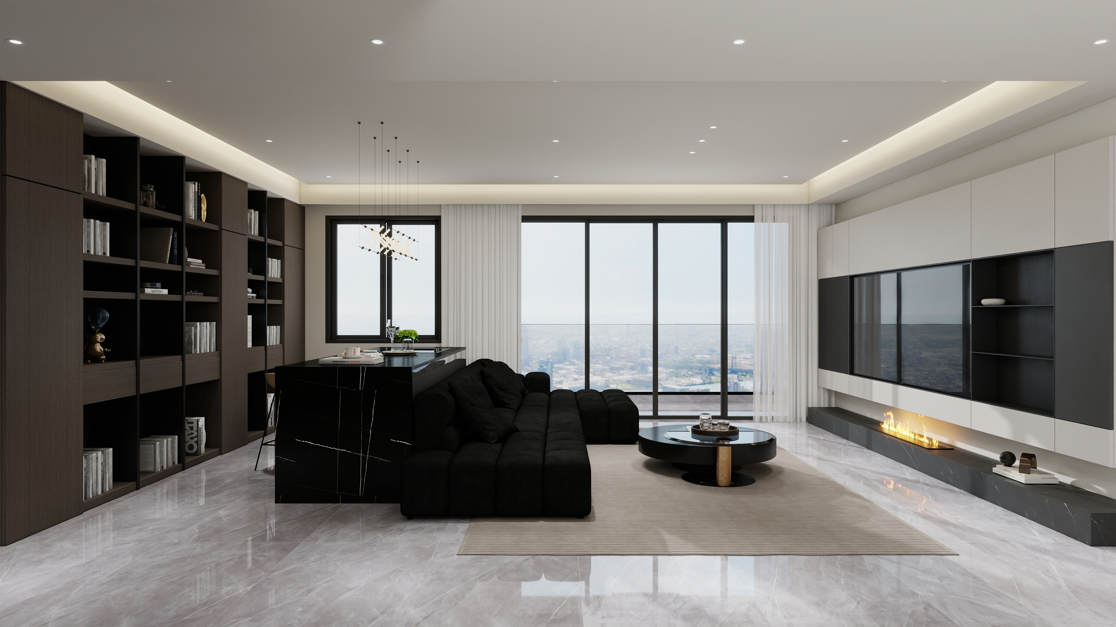 STARS星空设计-现代简约149㎡3室-装修设计方案