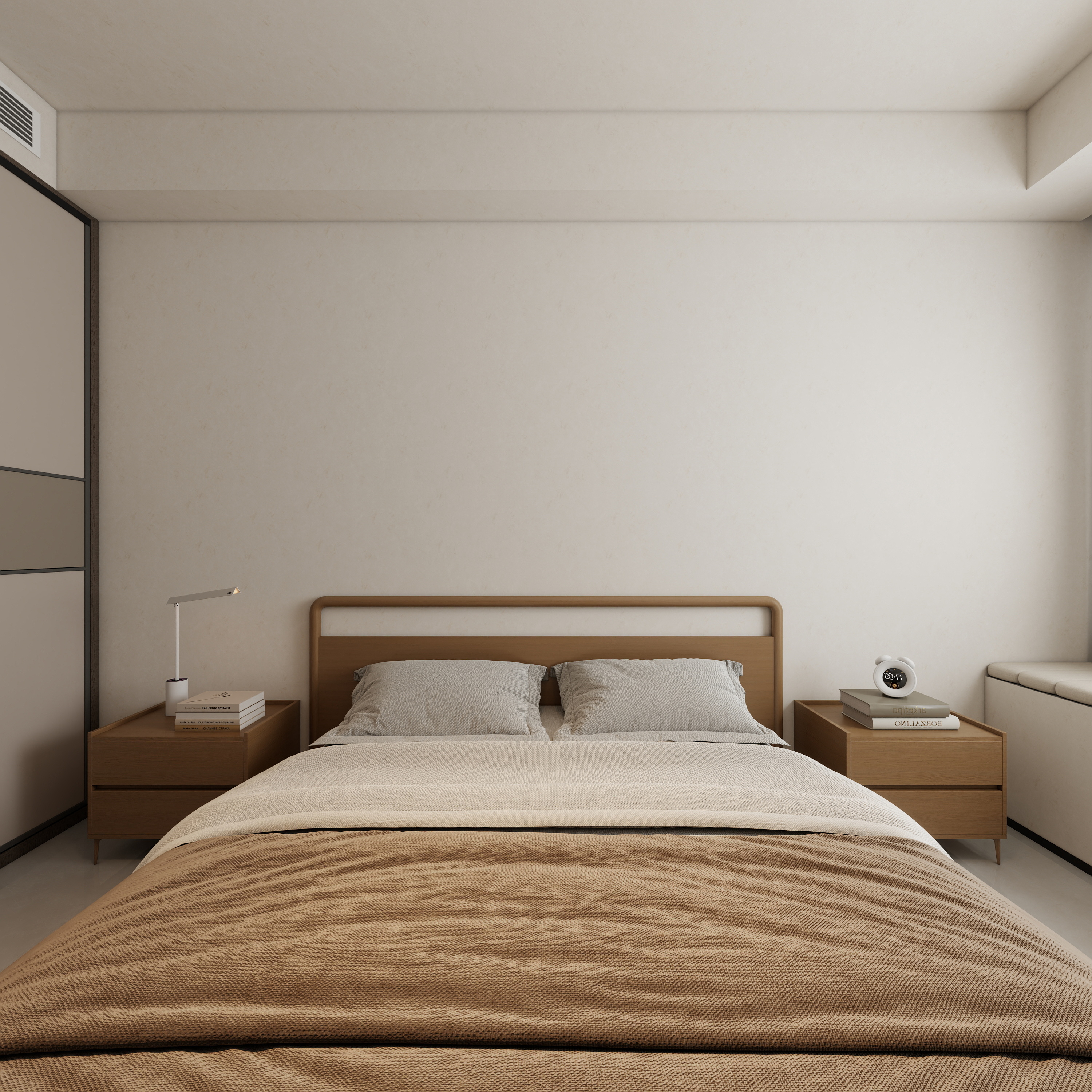 孙有权-『2025-11』136平丨现代简约四居室一层次卧二装修效果图第4张