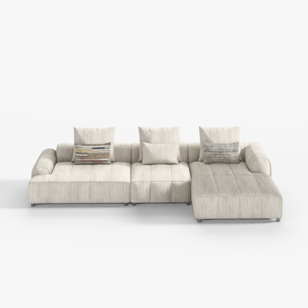 现代风格3.3m沙发B2逸享套餐BSTJS40923D模型