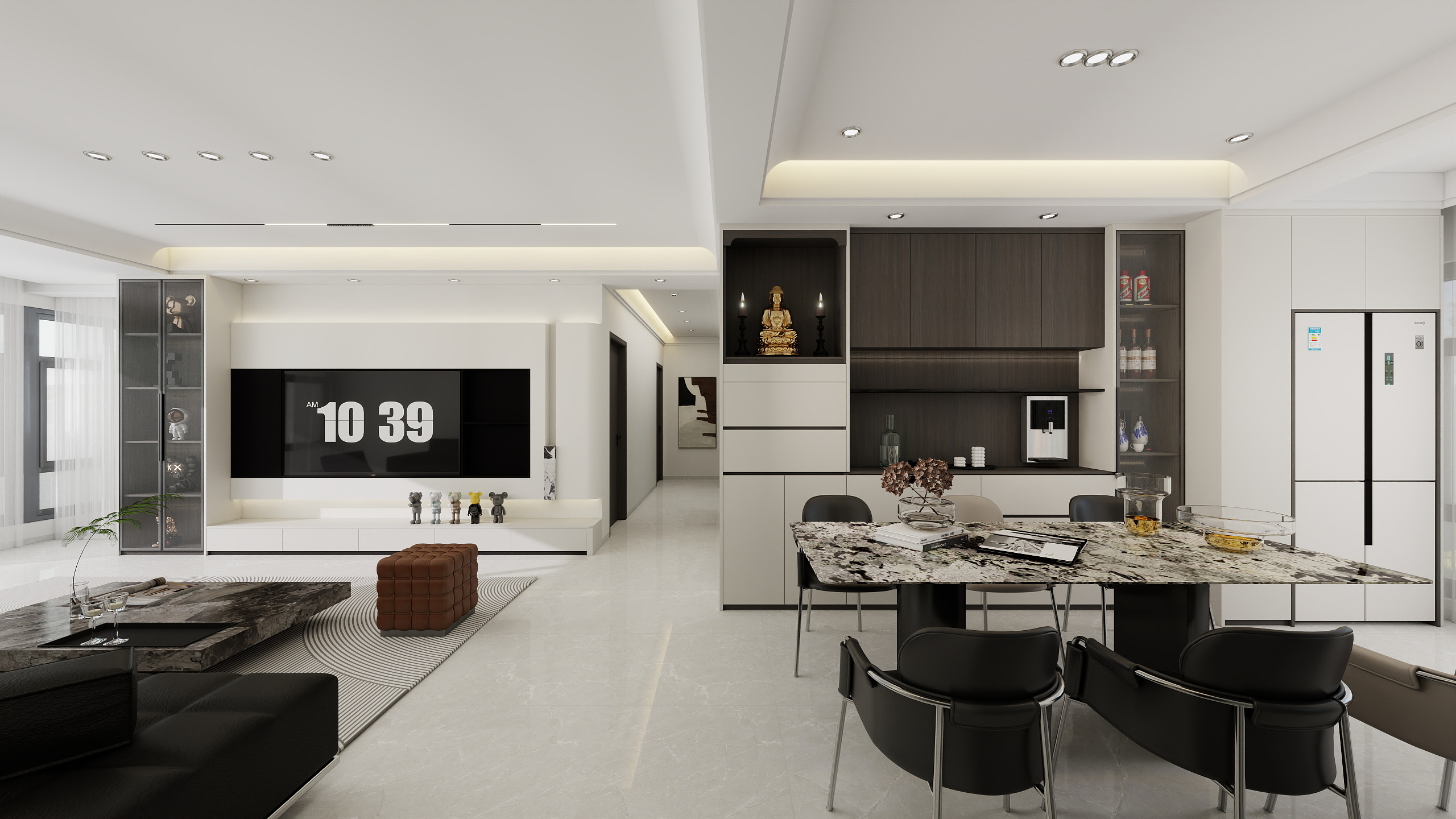 hh小胡子-玫瑰园 2401 145m² 四房-装修设计方案