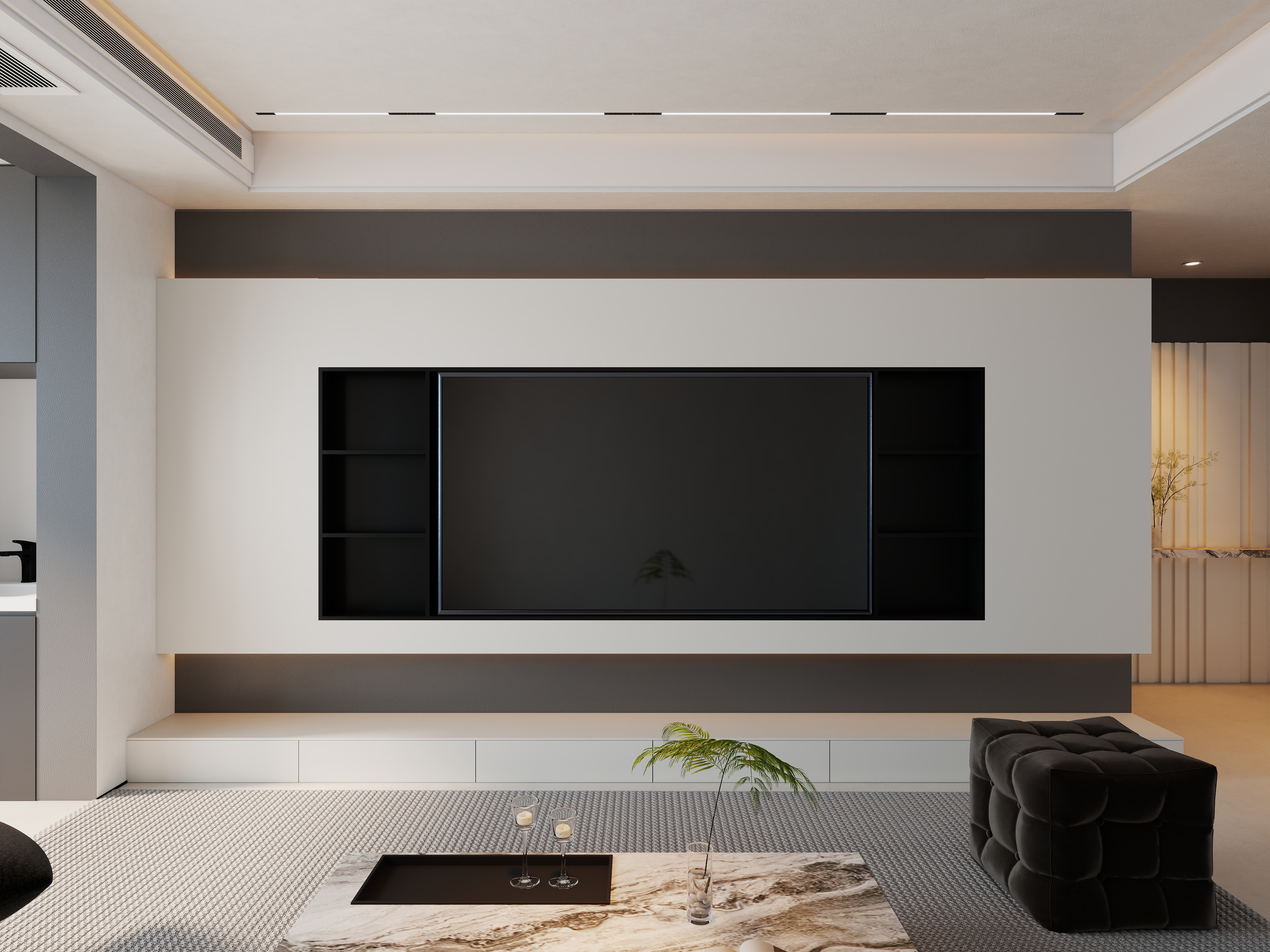 艺雅丽-132平现代简约装修效果图