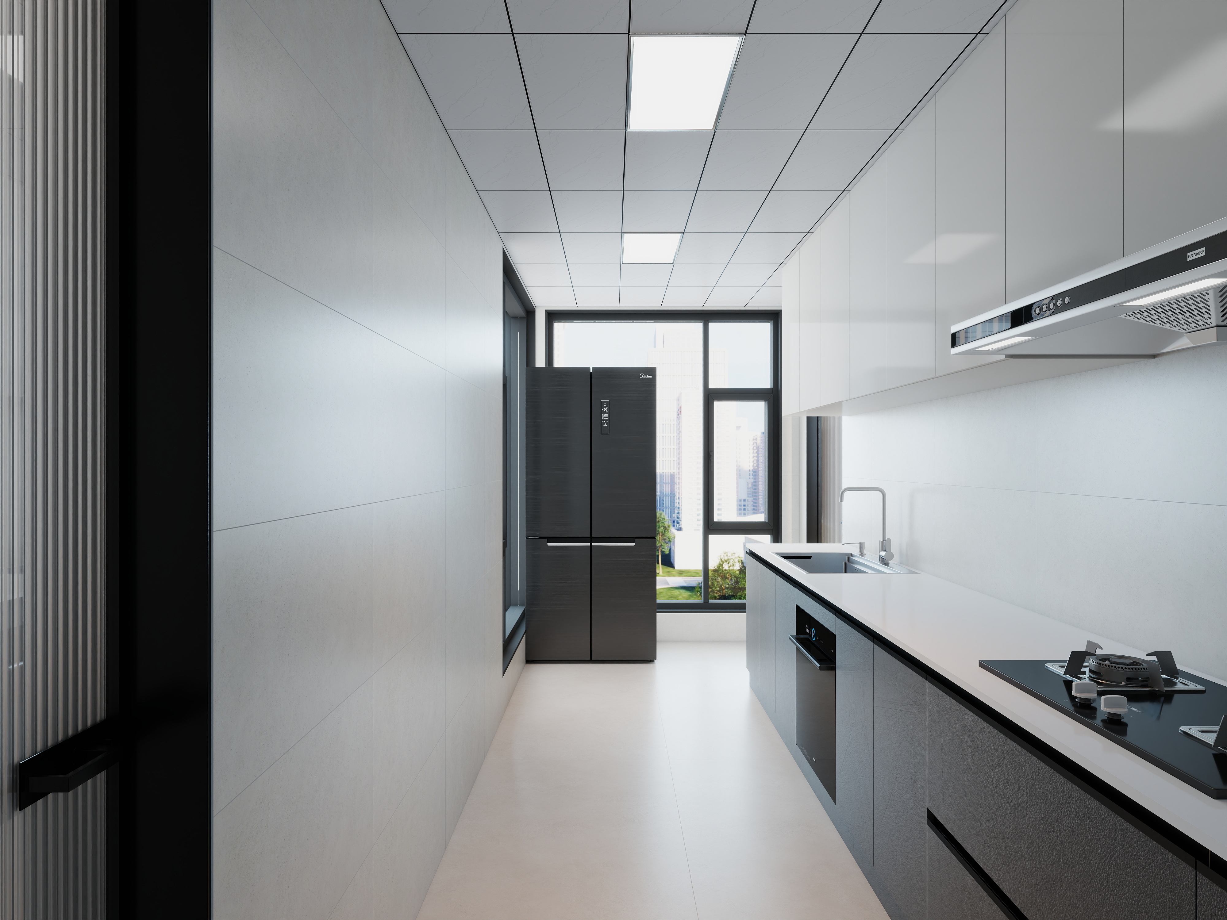 艺雅丽-132平现代简约 装修效果图