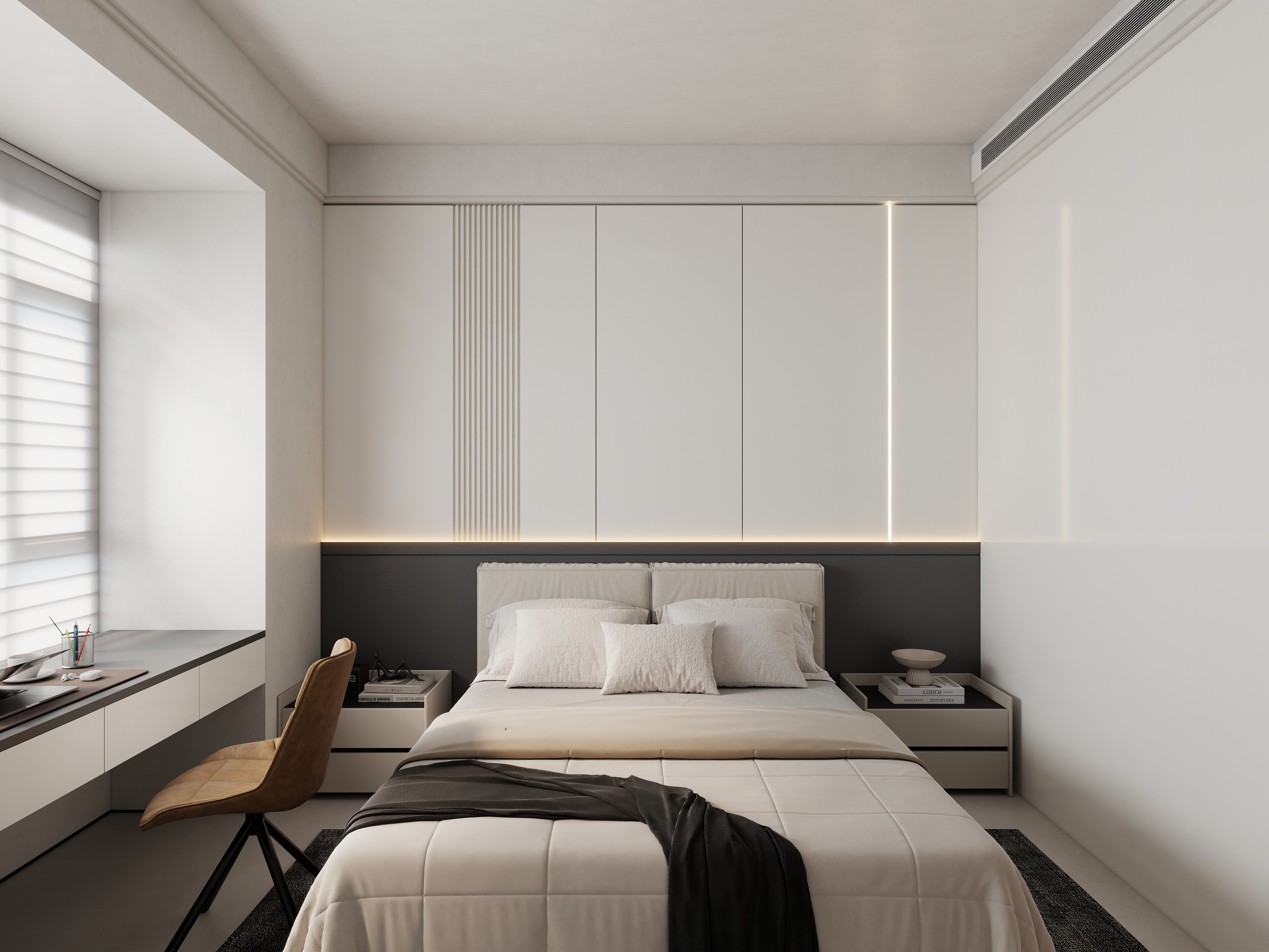 艺雅丽-132平现代简约装修效果图