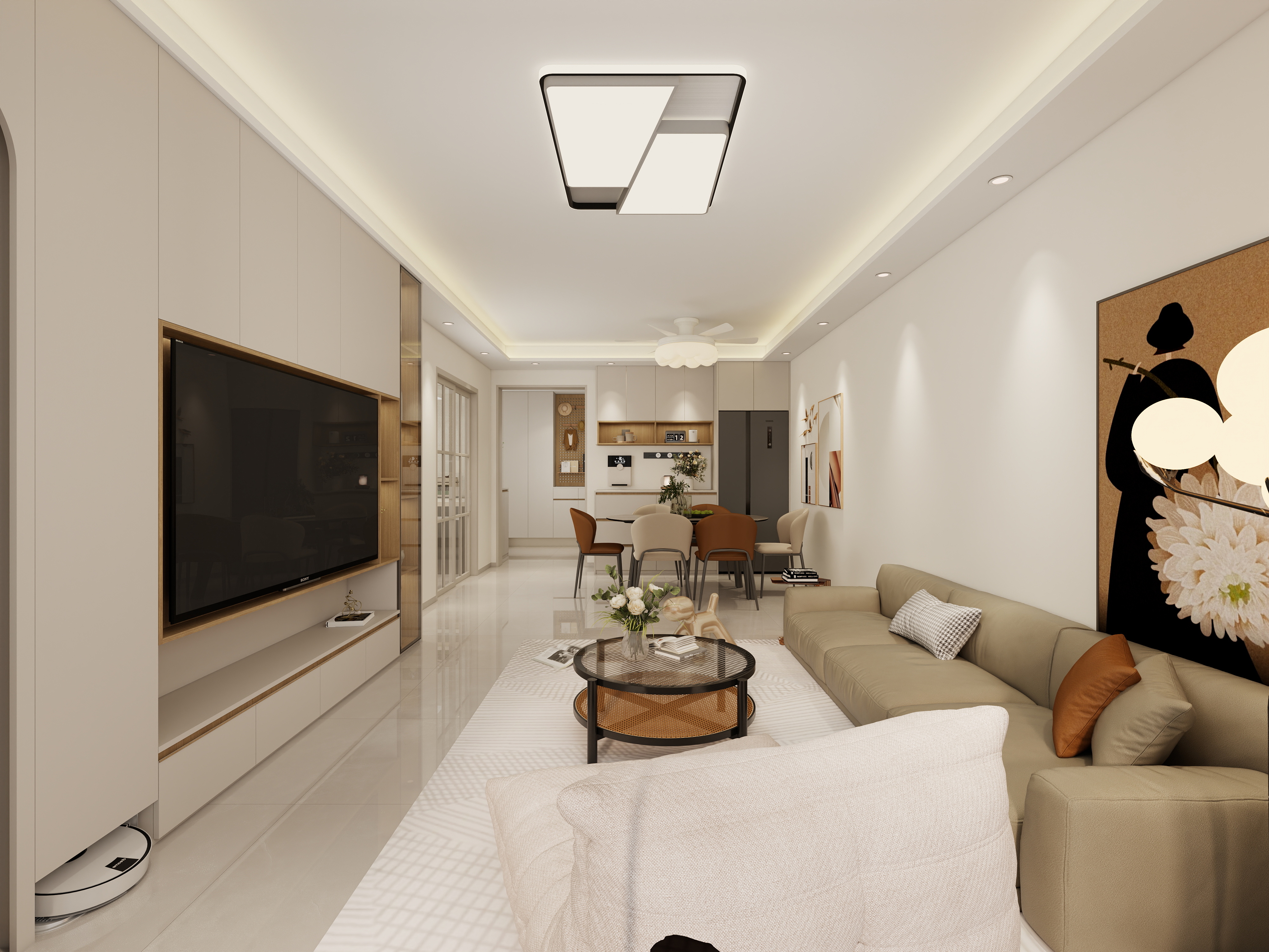 惠州装修找沫竹-惠州-双城国际-奶馨装修效果图