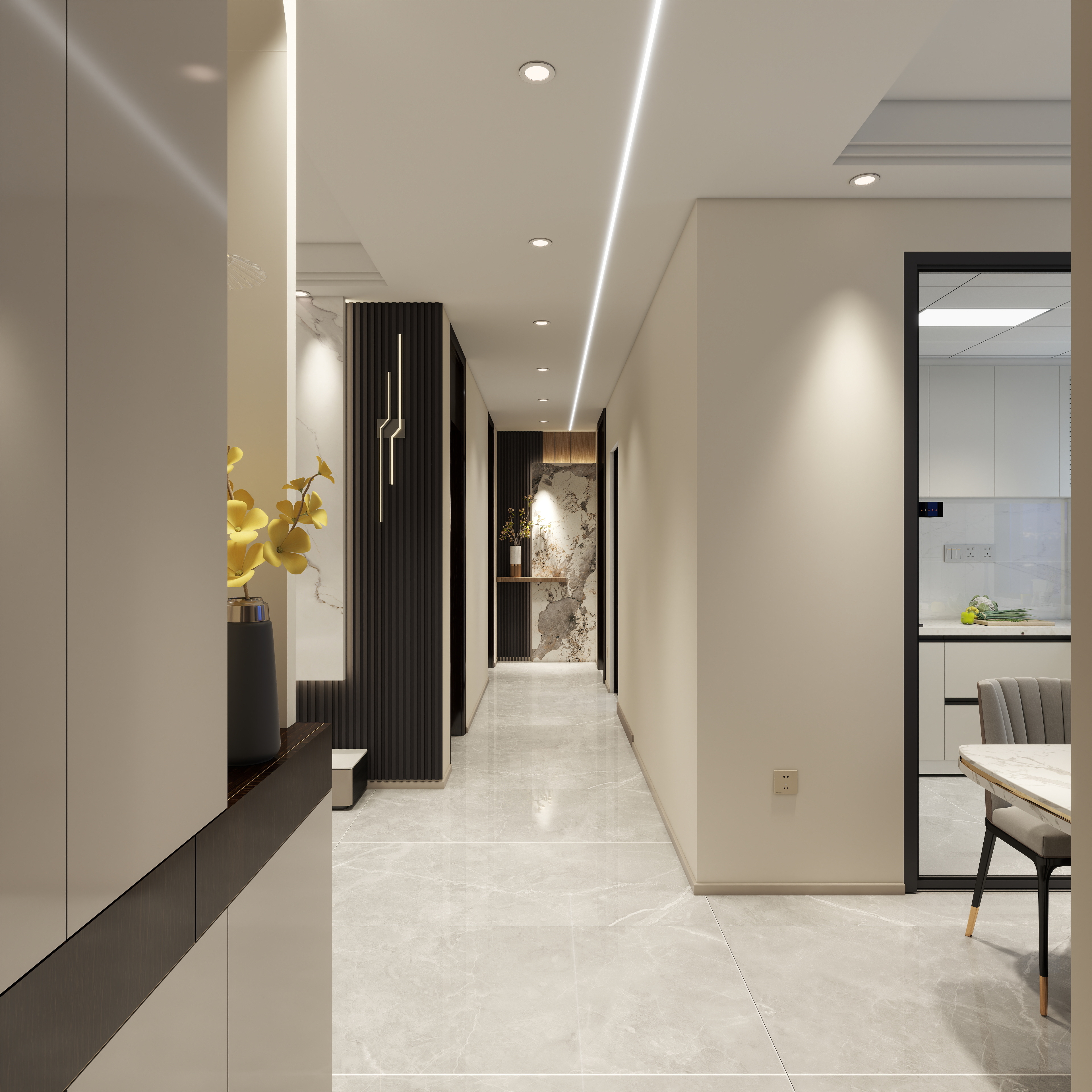 精品设计师zhh-现代风格 126平方三居室-装修设计方案