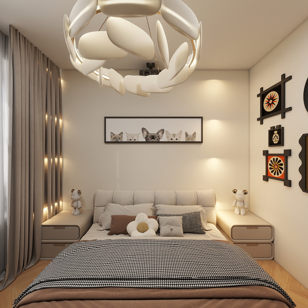 Viviannnnnnnnnn-科华新城60㎡2室装修效果图