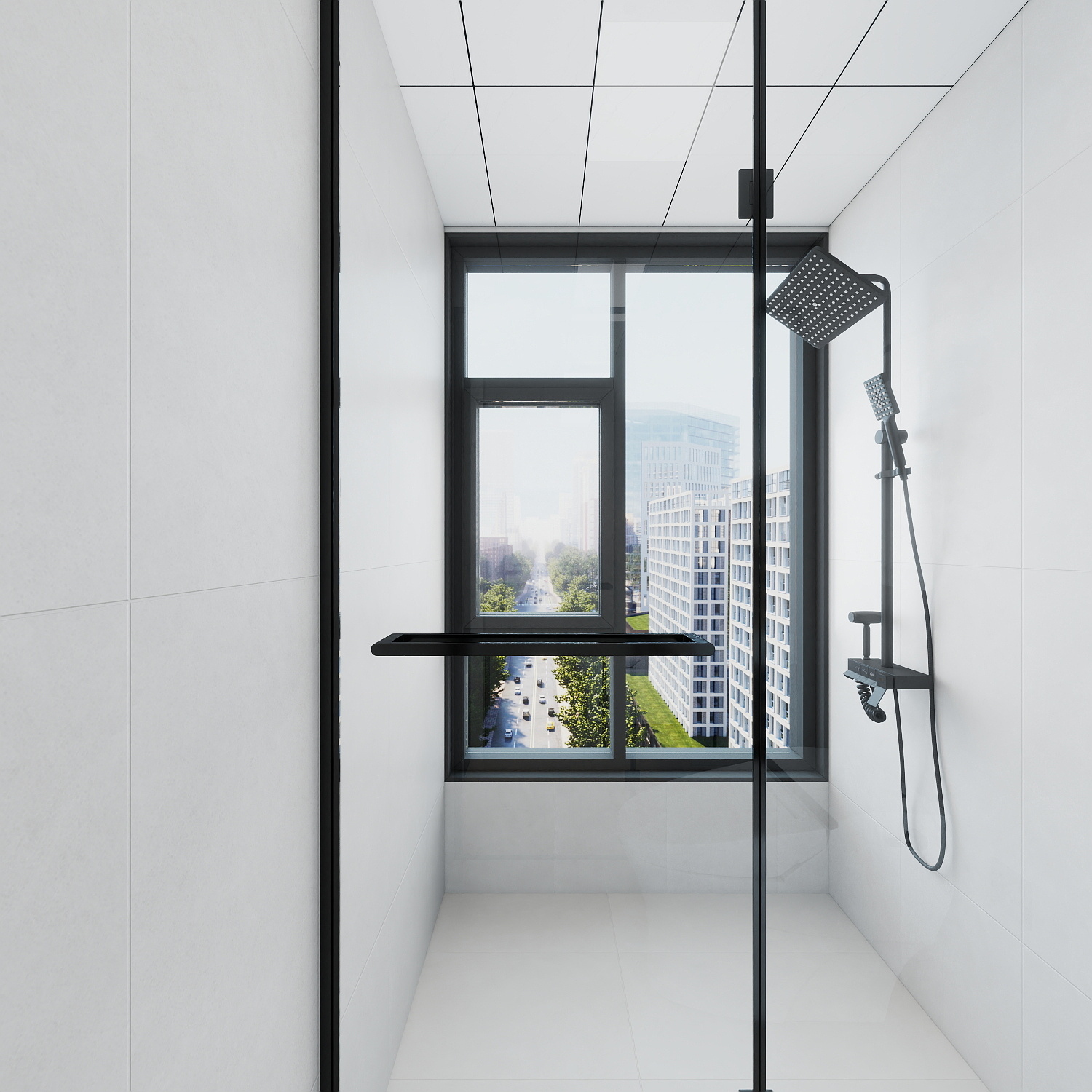 艺雅丽-77平意式  一层卫生间装修效果图第3张