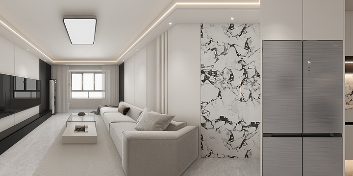 1K也用券-【卓艺定制】唐风华筑17-1702-装修设计方案