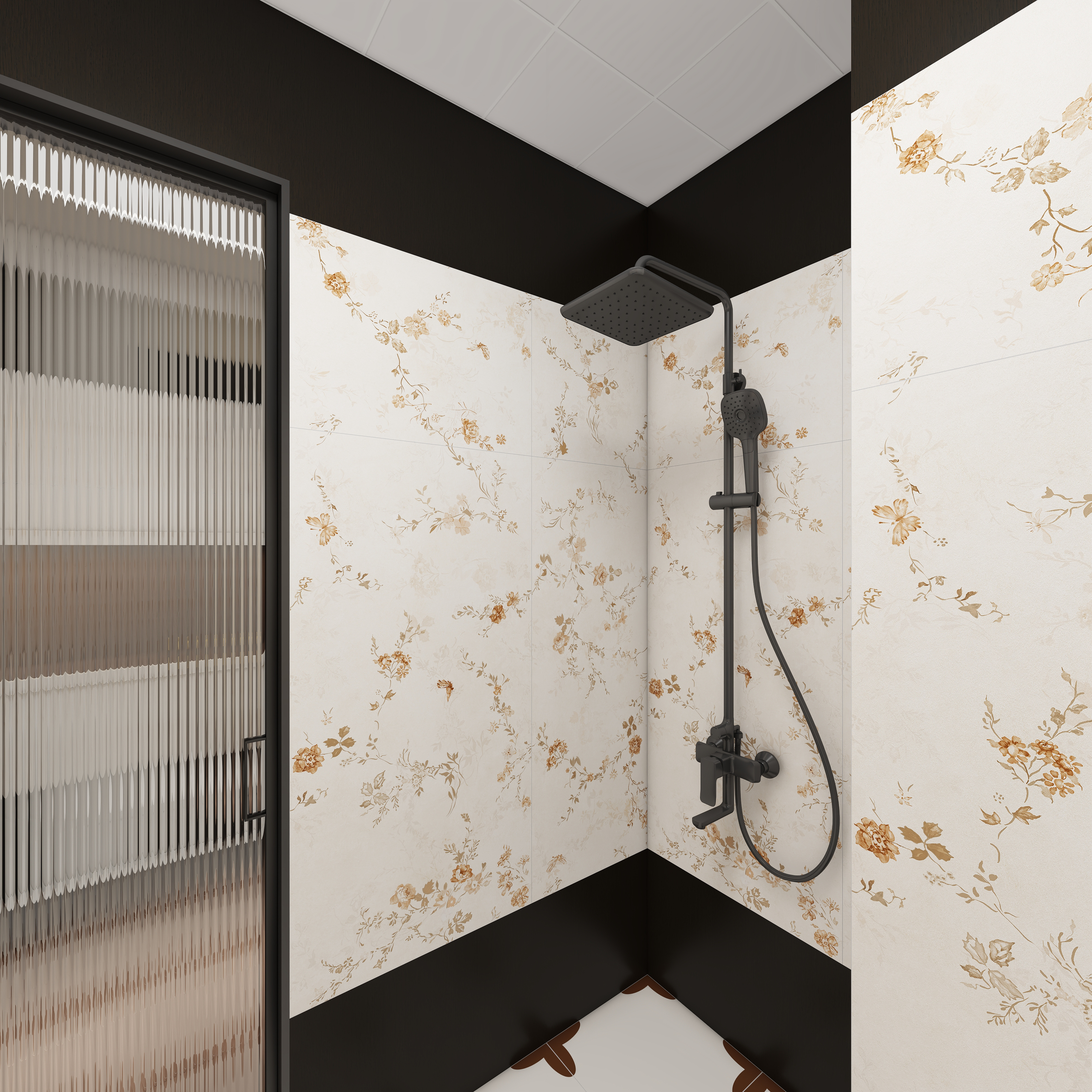 此效果图简单参考-御风8号楼64㎡2室一层卫生间装修效果图第4张