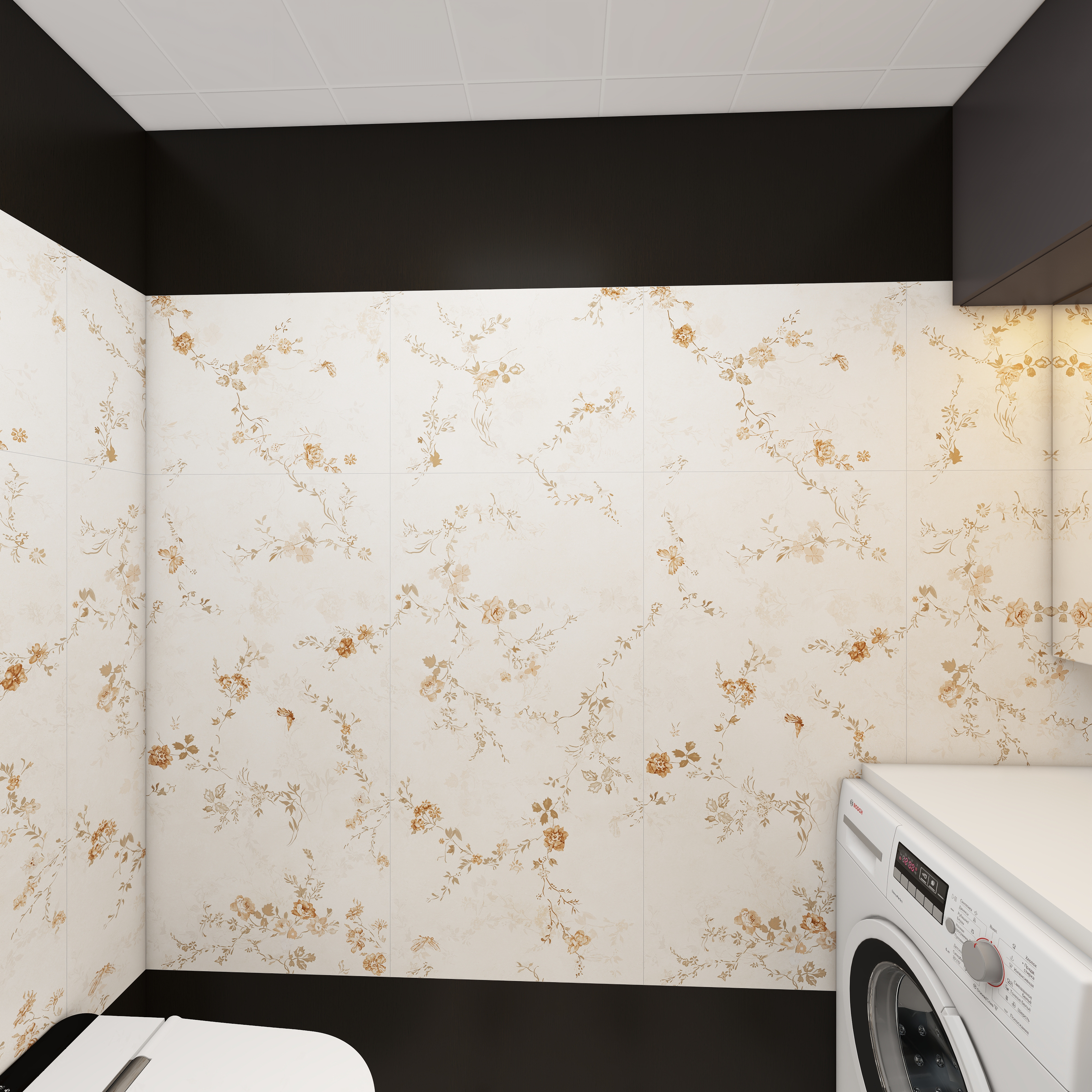 此效果图简单参考-御风8号楼64㎡2室一层卫生间装修效果图第3张