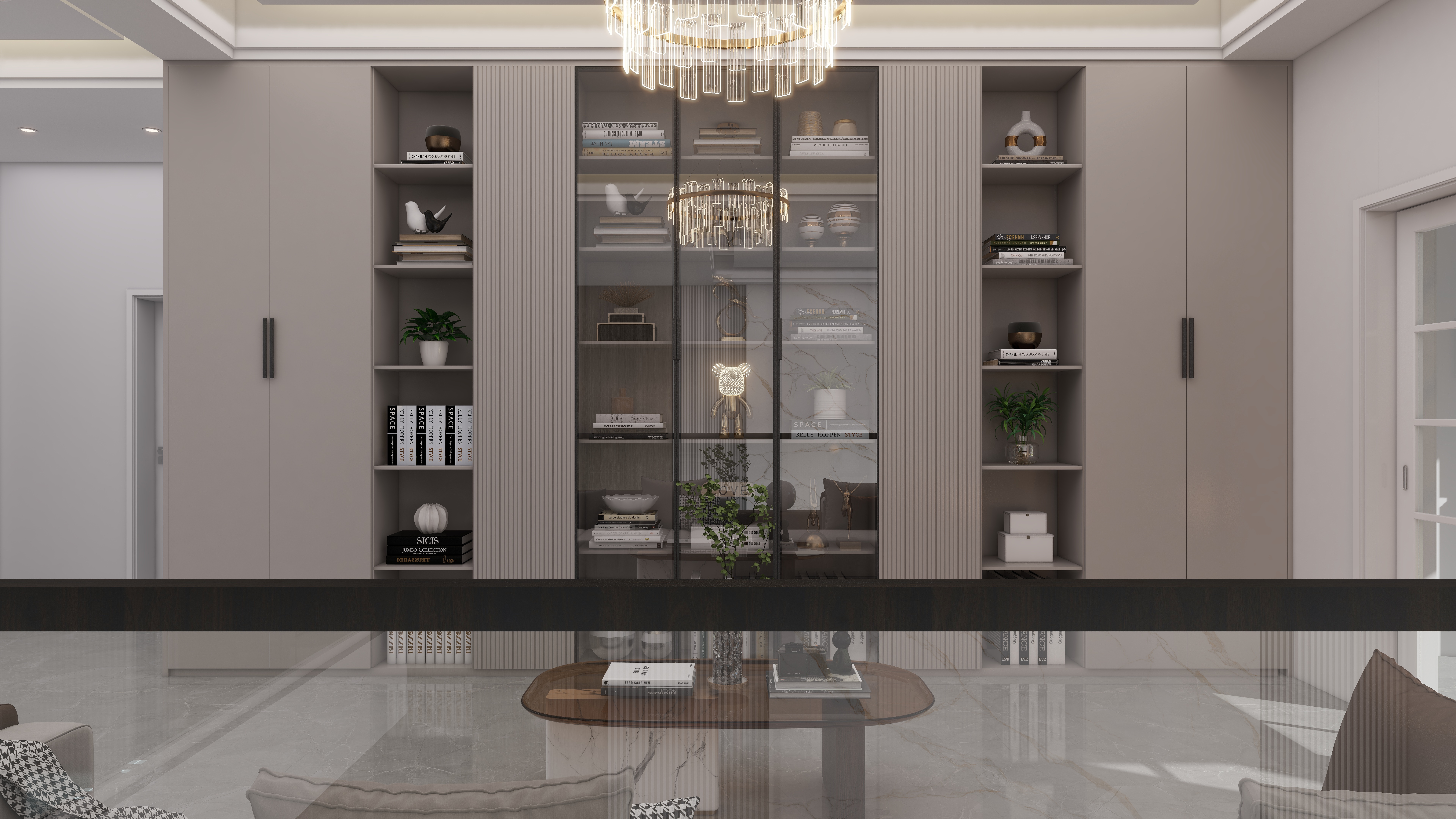 少年已不年少了-600㎡别墅7室二层起居室装修效果图第2张