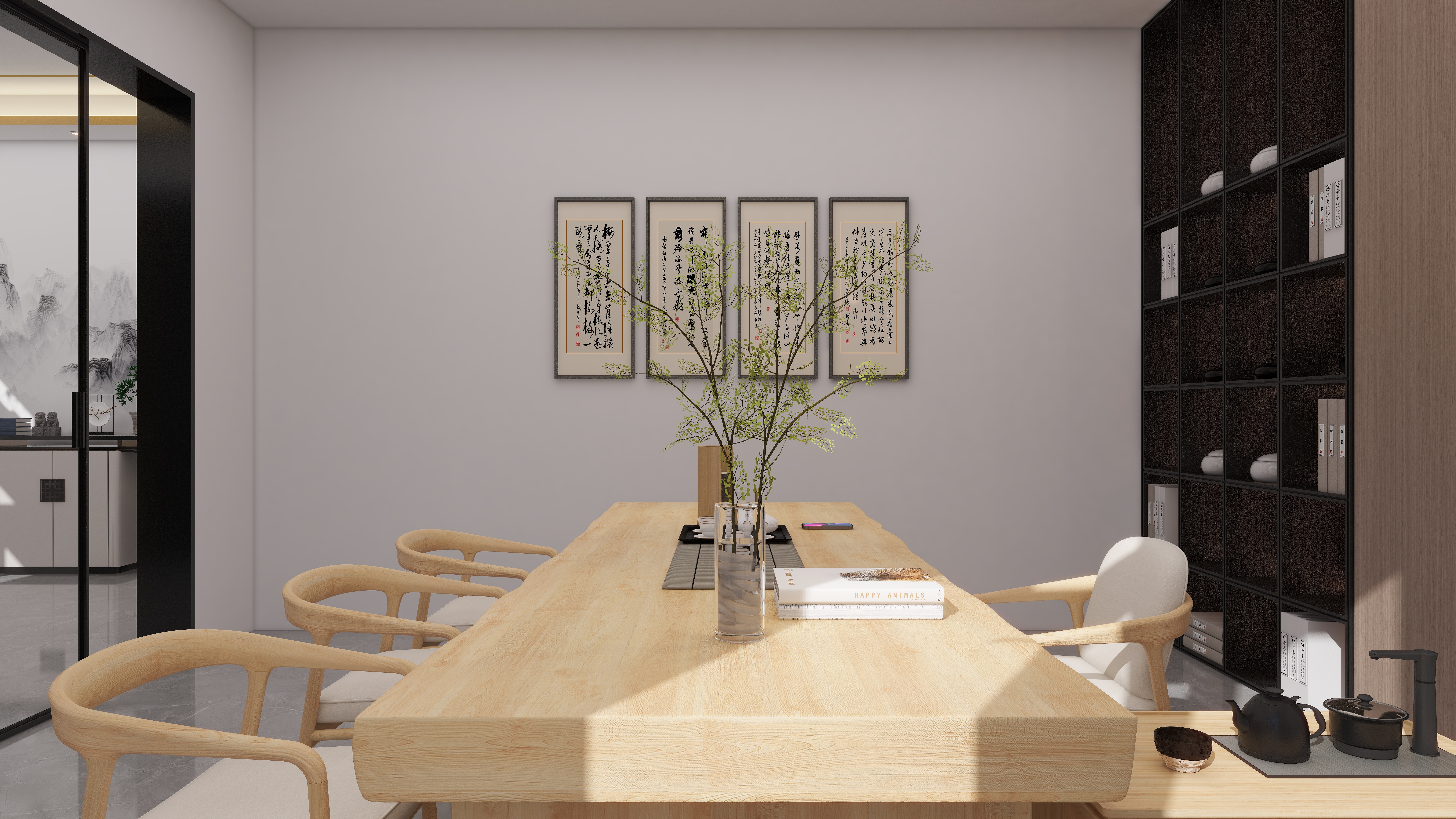 少年已不年少了-600㎡别墅7室一层茶室装修效果图第3张