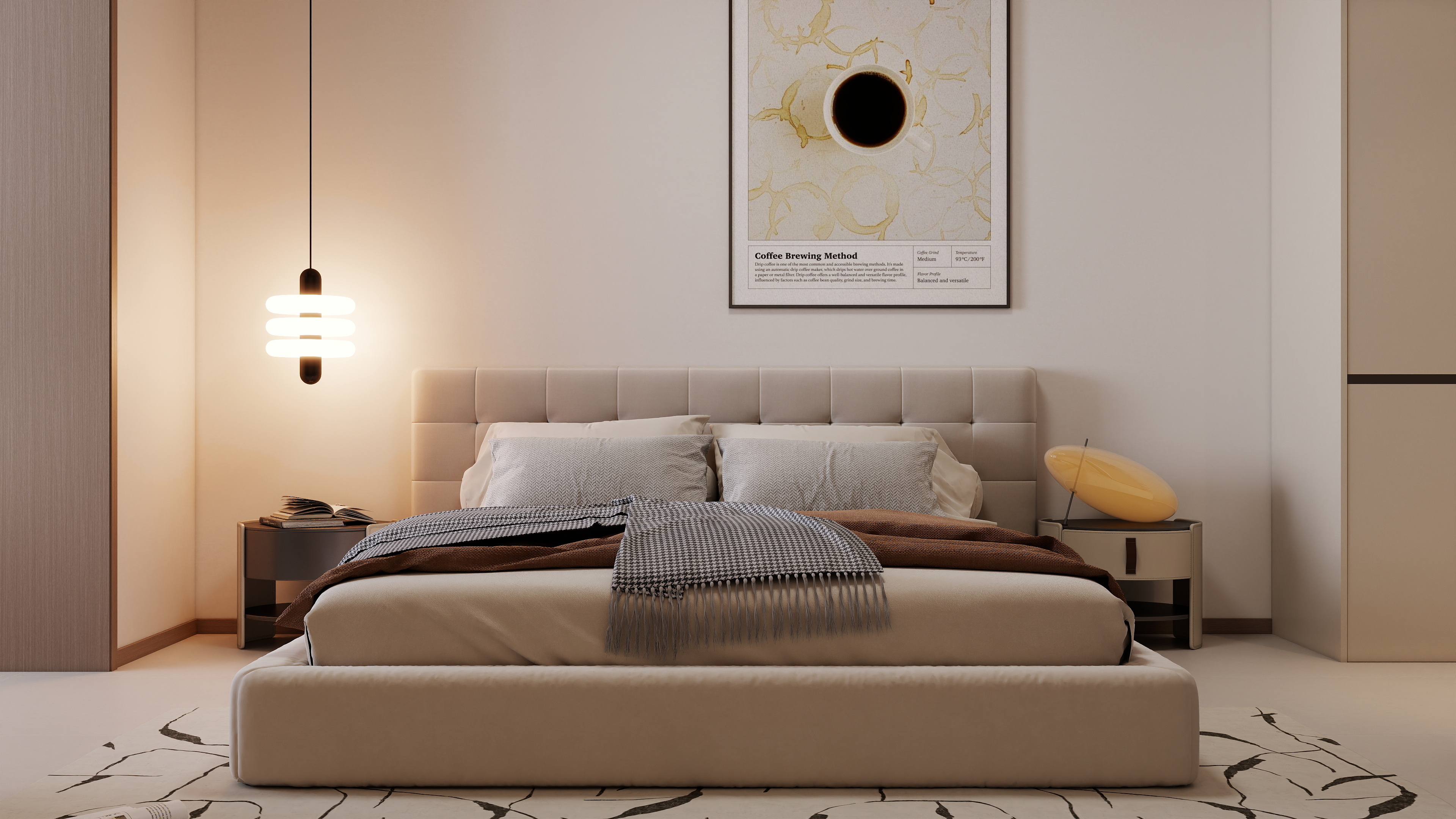 李佳洋-阳光润苑140平现代3室装修效果图