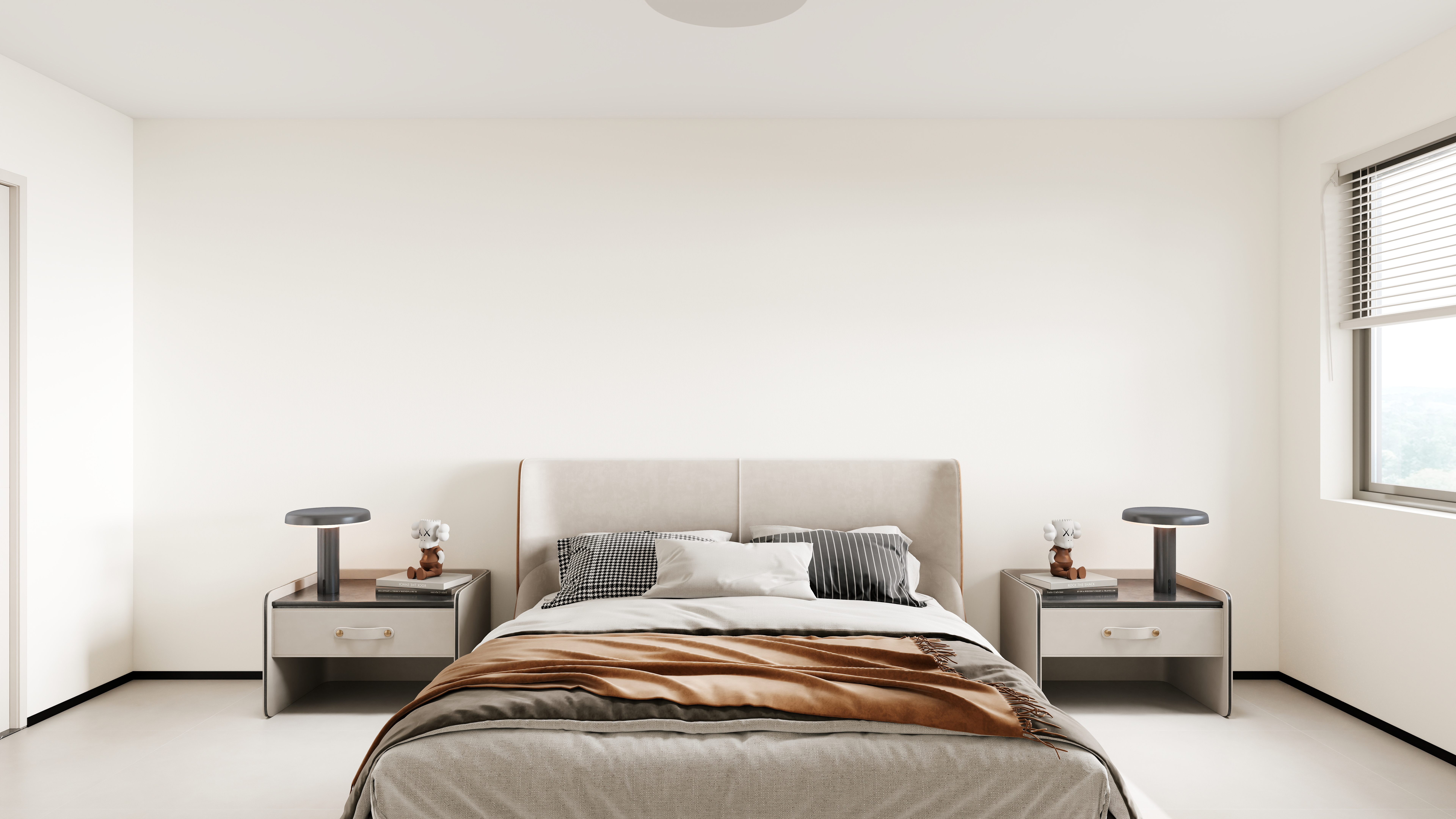 星空设计desgin-现代简约138㎡3室一层主卧装修效果图第1张