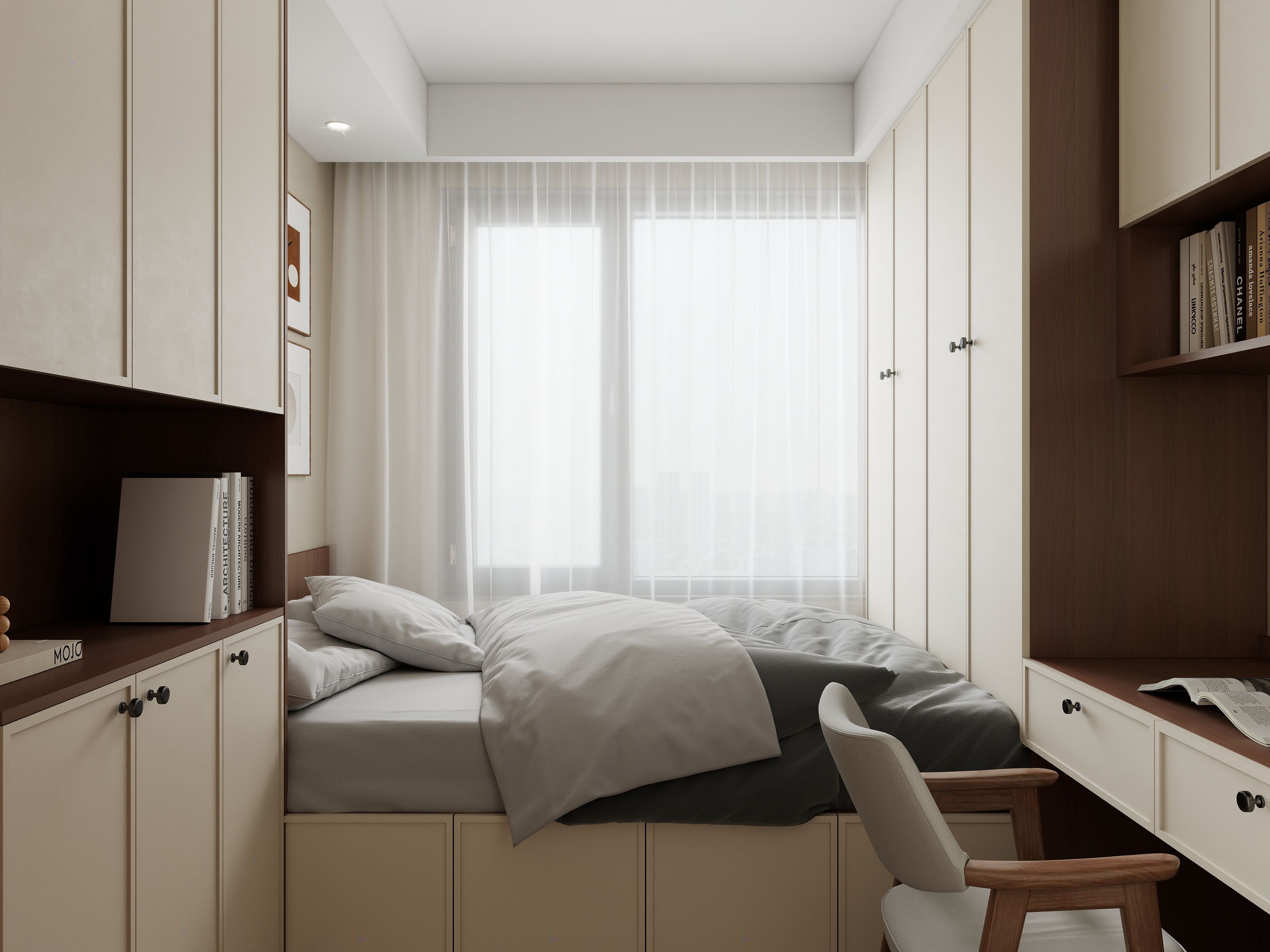 YX空間设计-中古风装修效果图