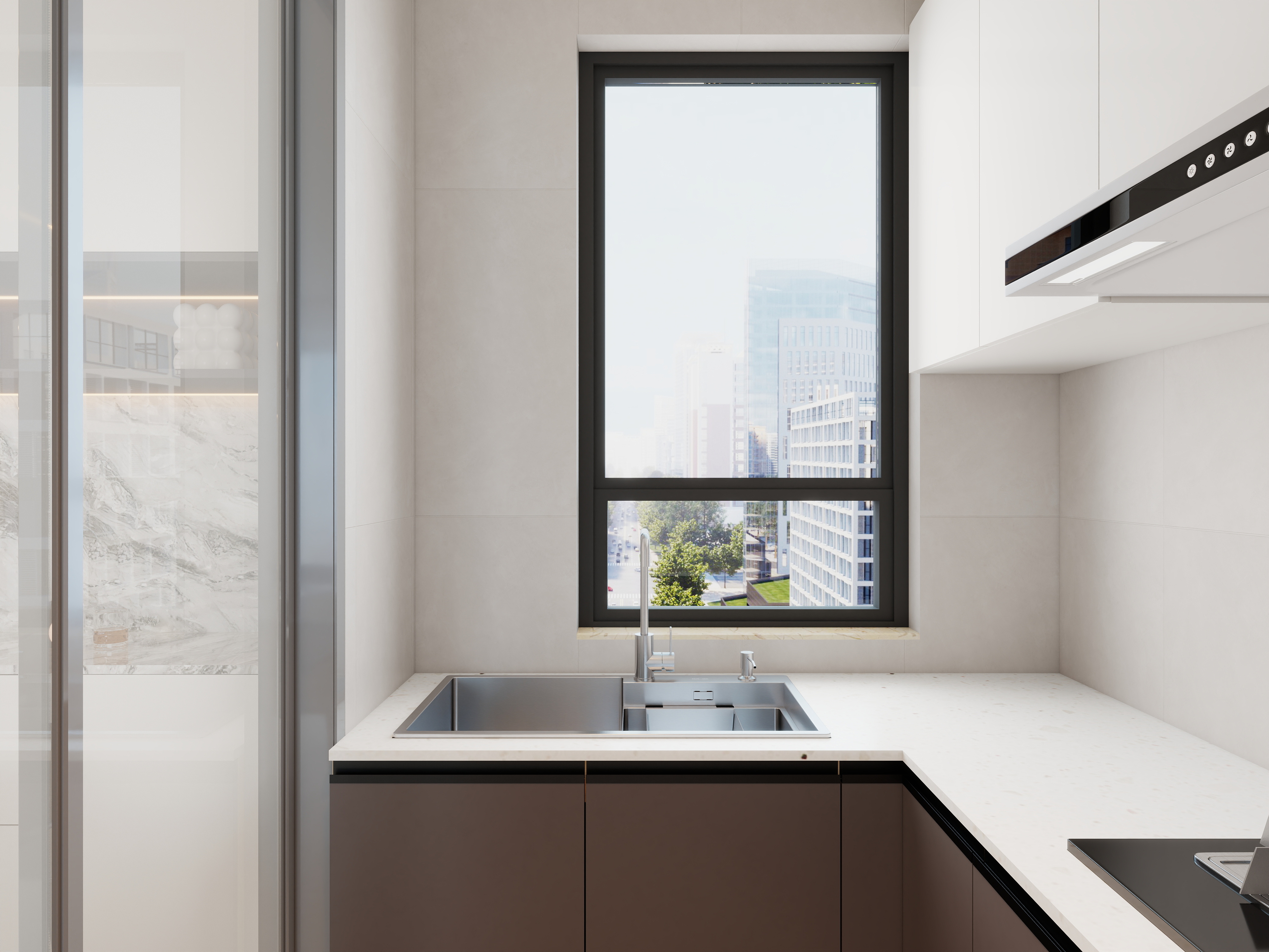 艺雅丽-77平意式  一层厨房装修效果图第2张