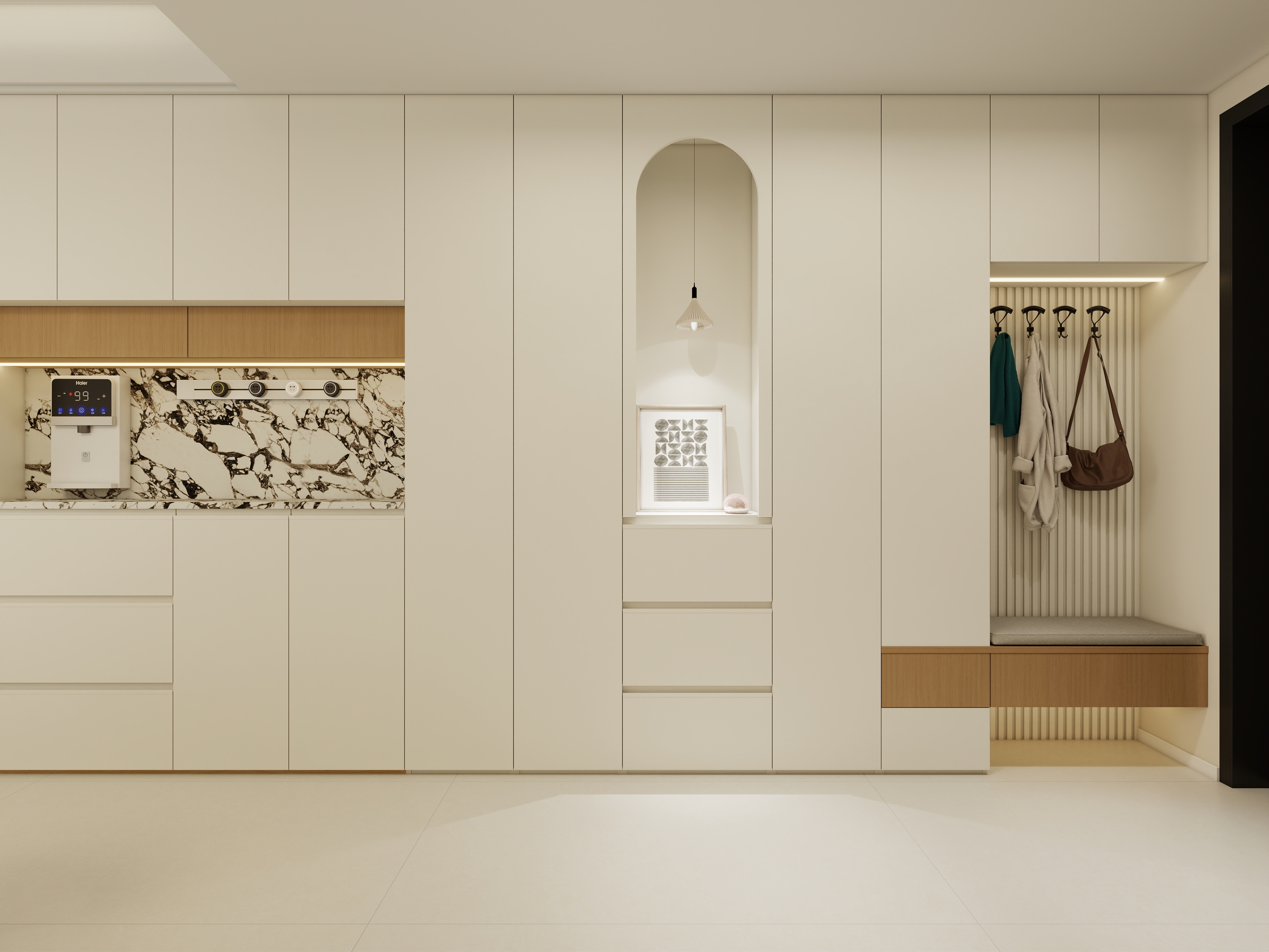 星空设计500一套-奶油三居室装修效果图