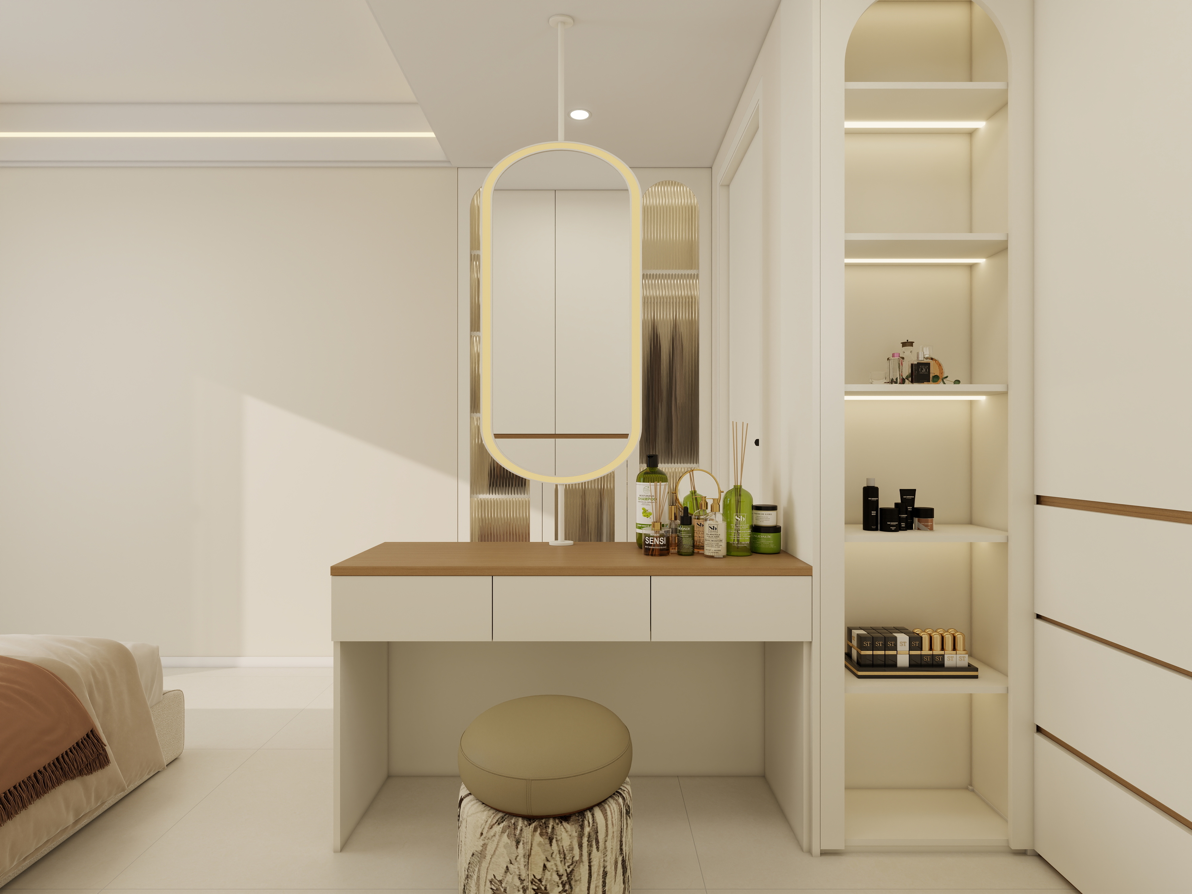 星空设计500一套-奶油三居室装修效果图