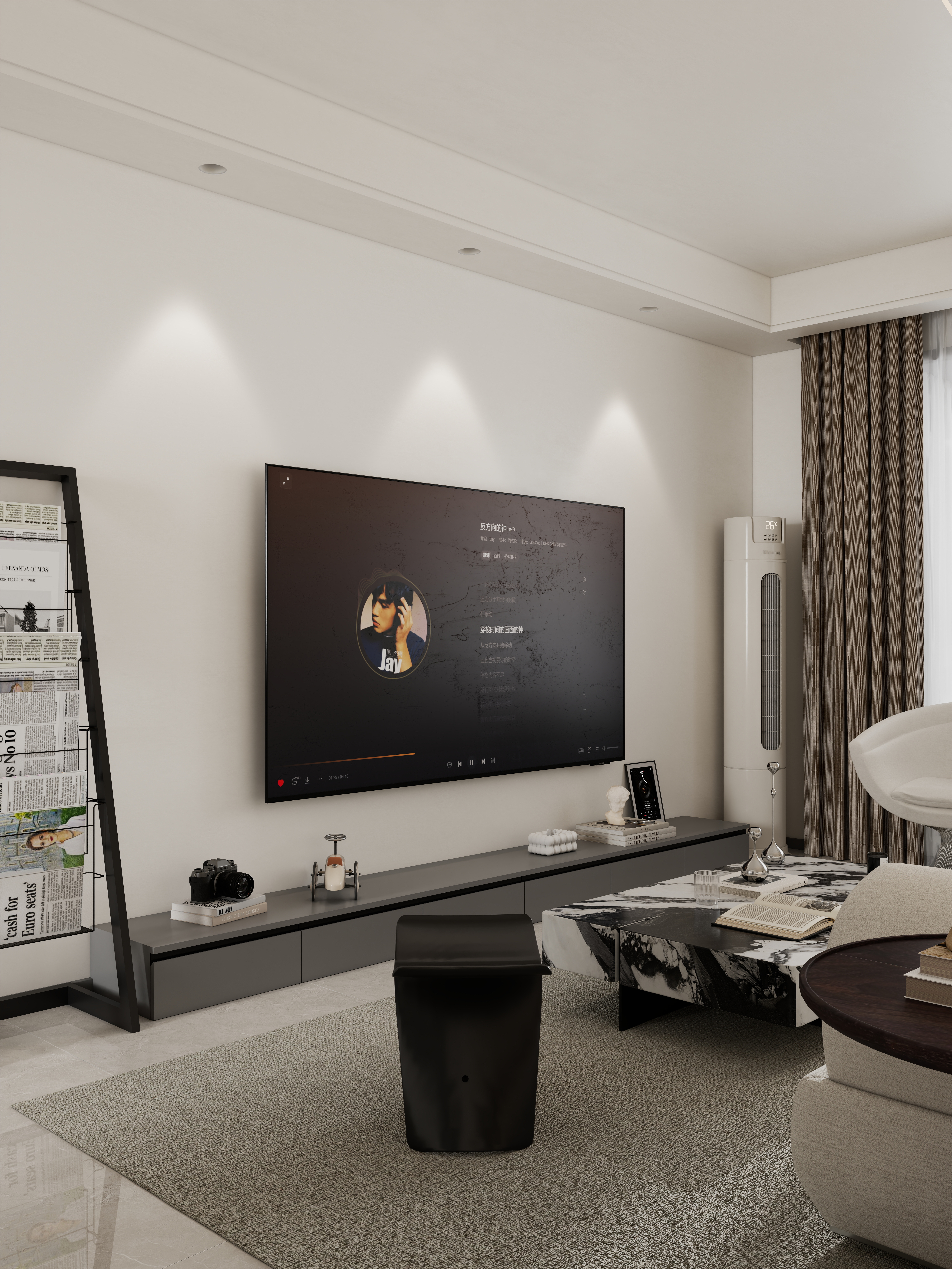 Tian11-潘村 127² 三室-装修设计方案