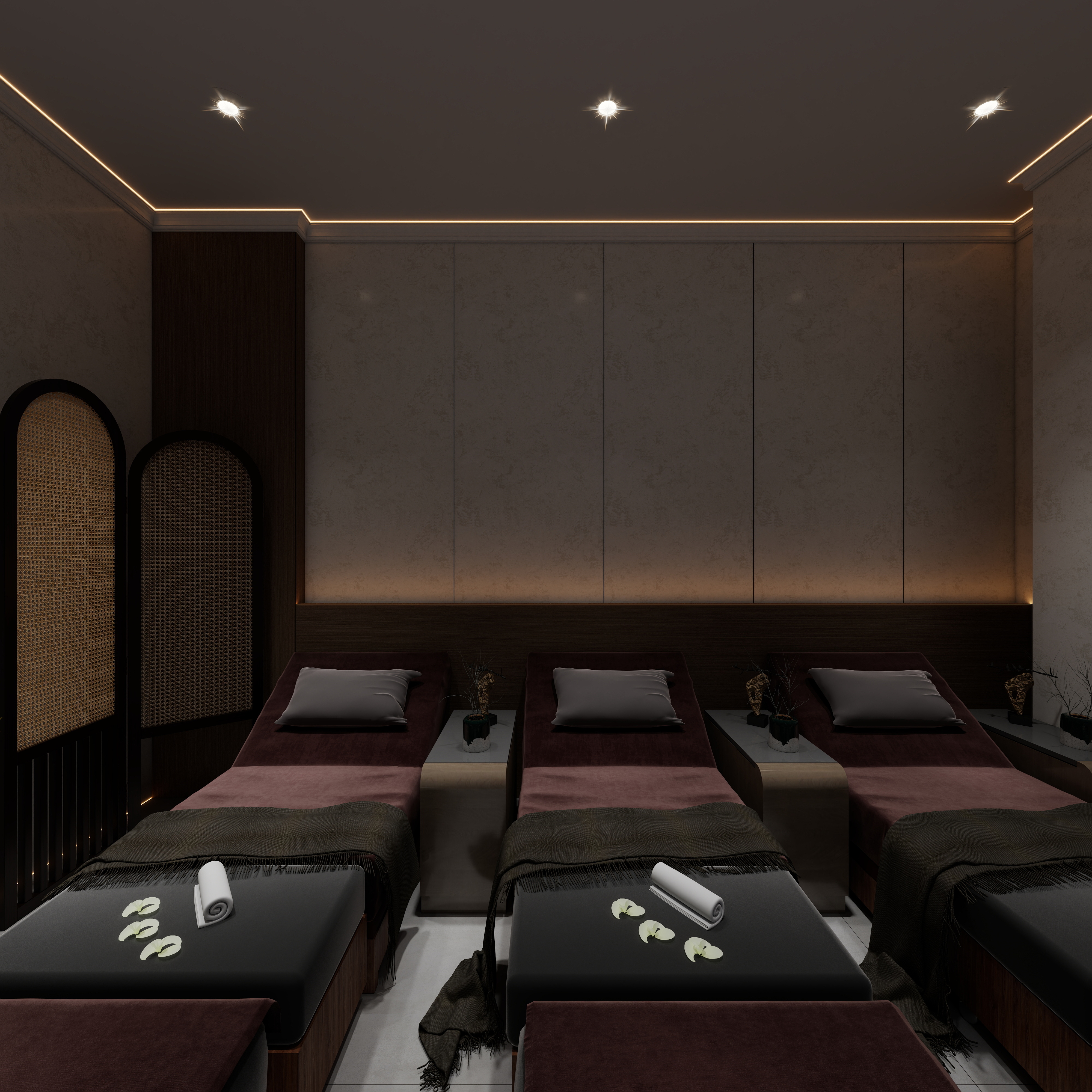 李林-足疗店29㎡一层足疗包间装修效果图第3张