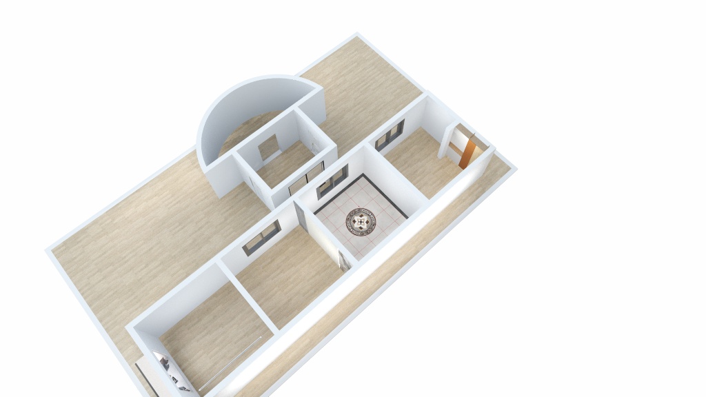 尊享3DMaxs-中级实操考核户型-装修设计方案