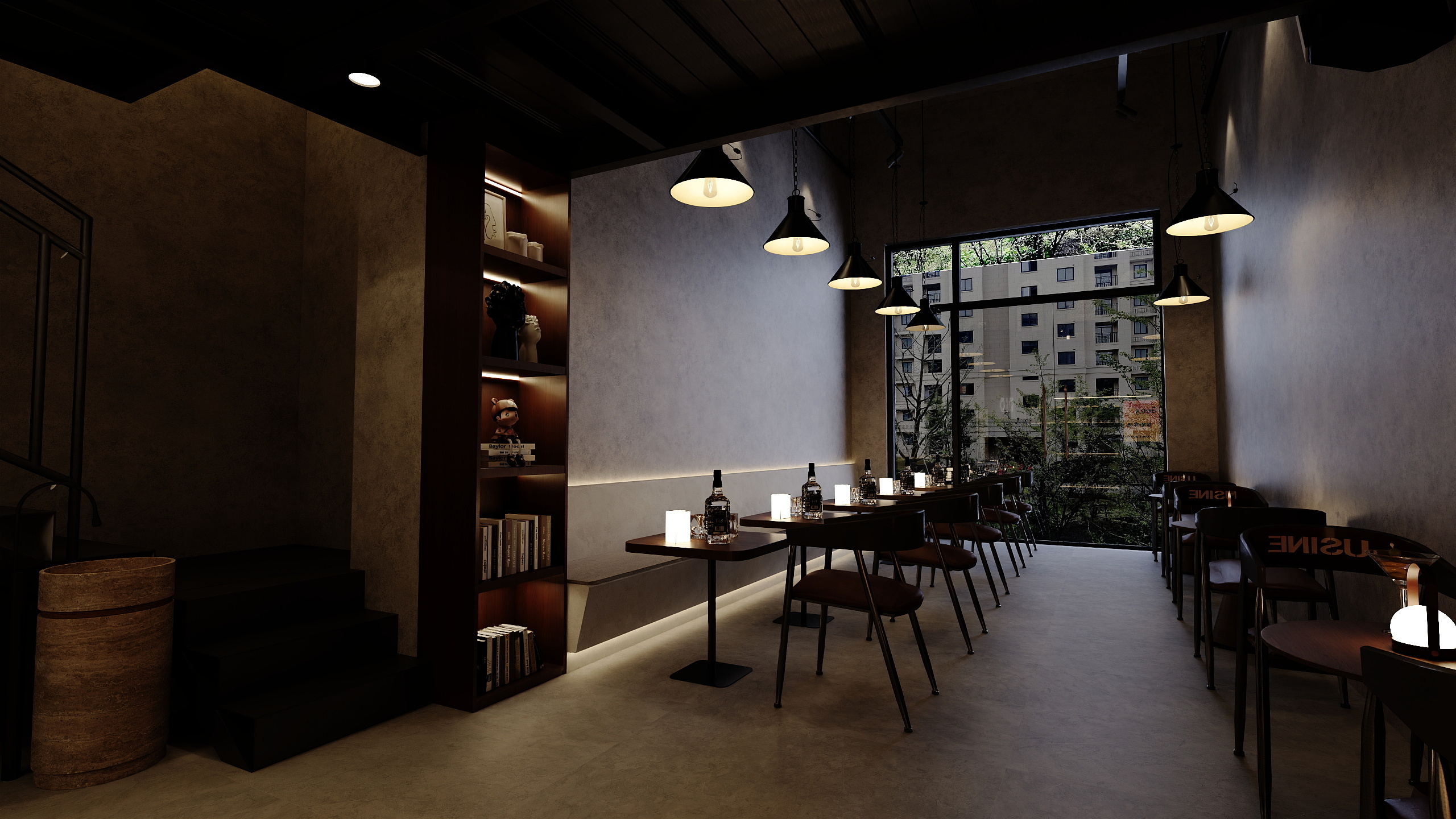 YTG.XiaoJun-伟豪领御咖啡店(方案一)装修效果图