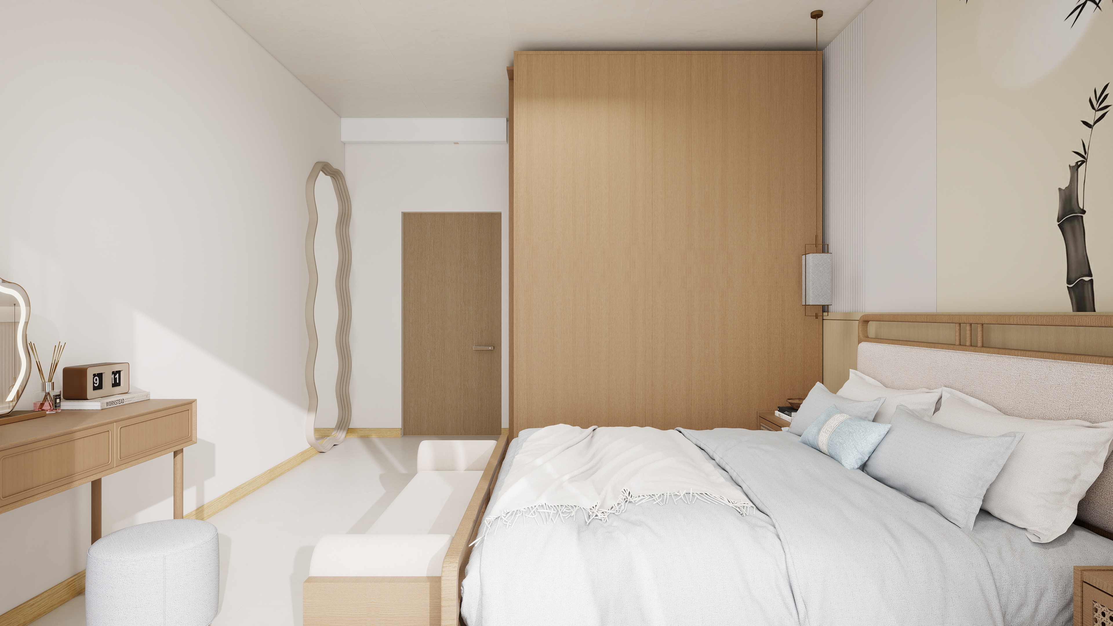 星空设计500-新中式161㎡4室装修效果图