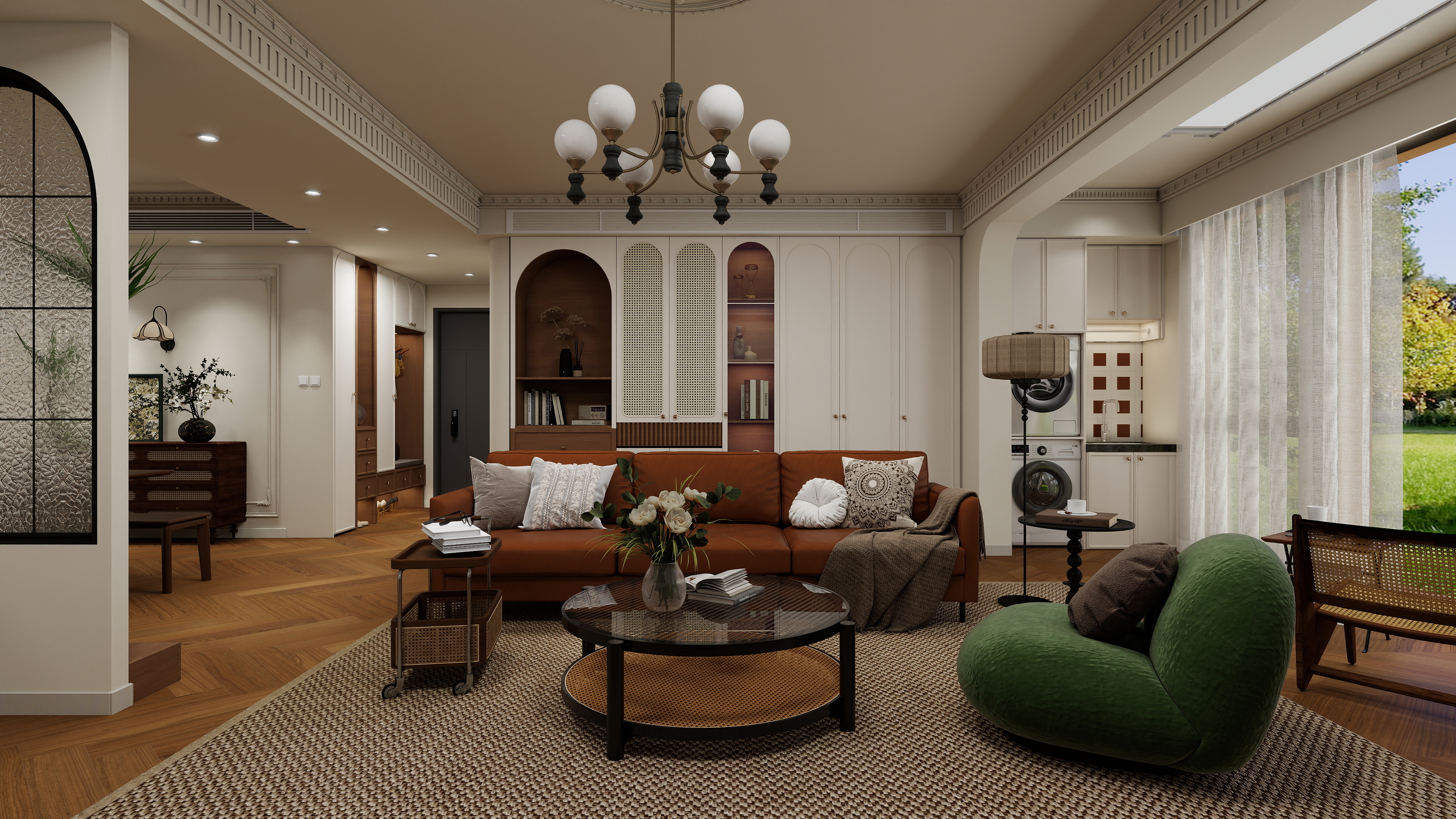 星空设计工作室design-混搭135㎡2室装修效果图