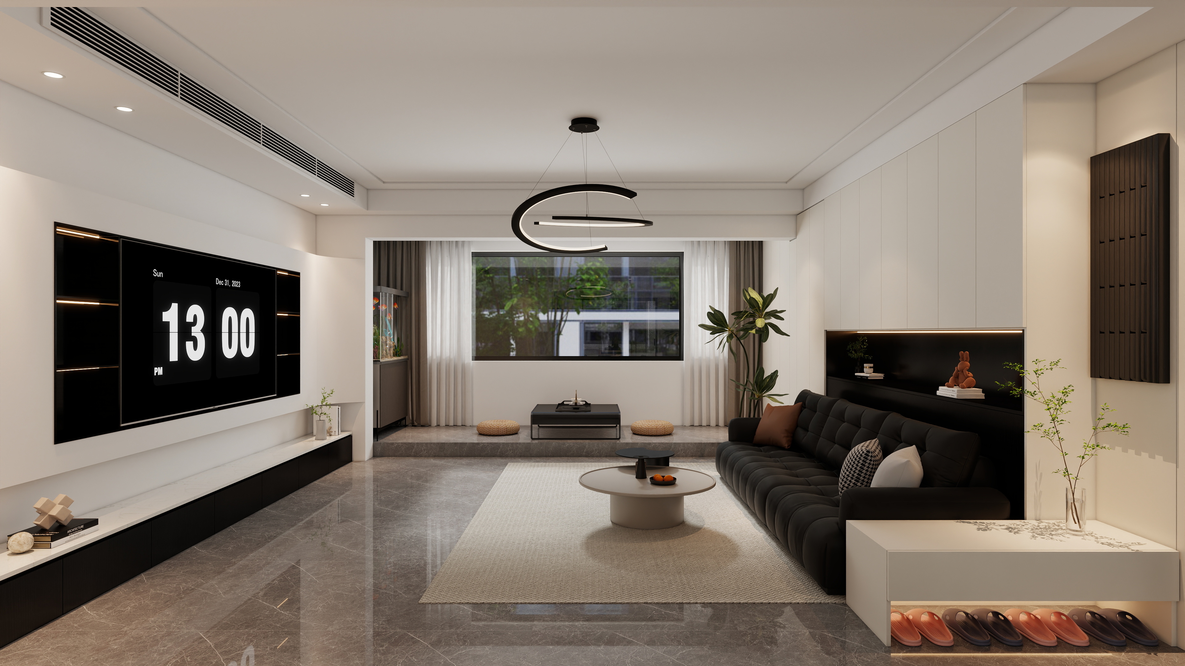 暴走布朗熊-碧海云天装修效果图