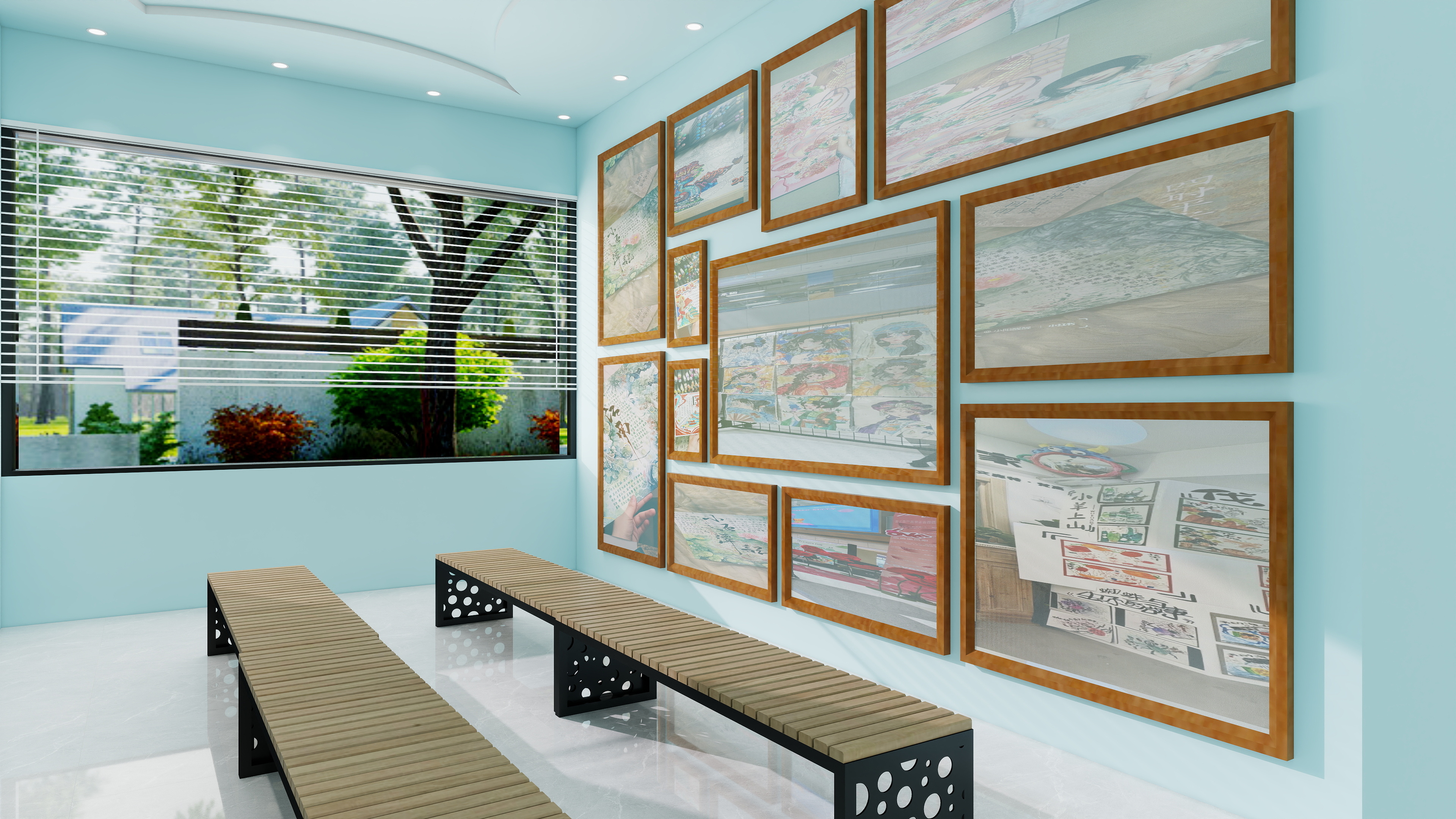 1368*QXpy-《室内软装设计》设计展（曾林玲）二层作品装修效果图第3张