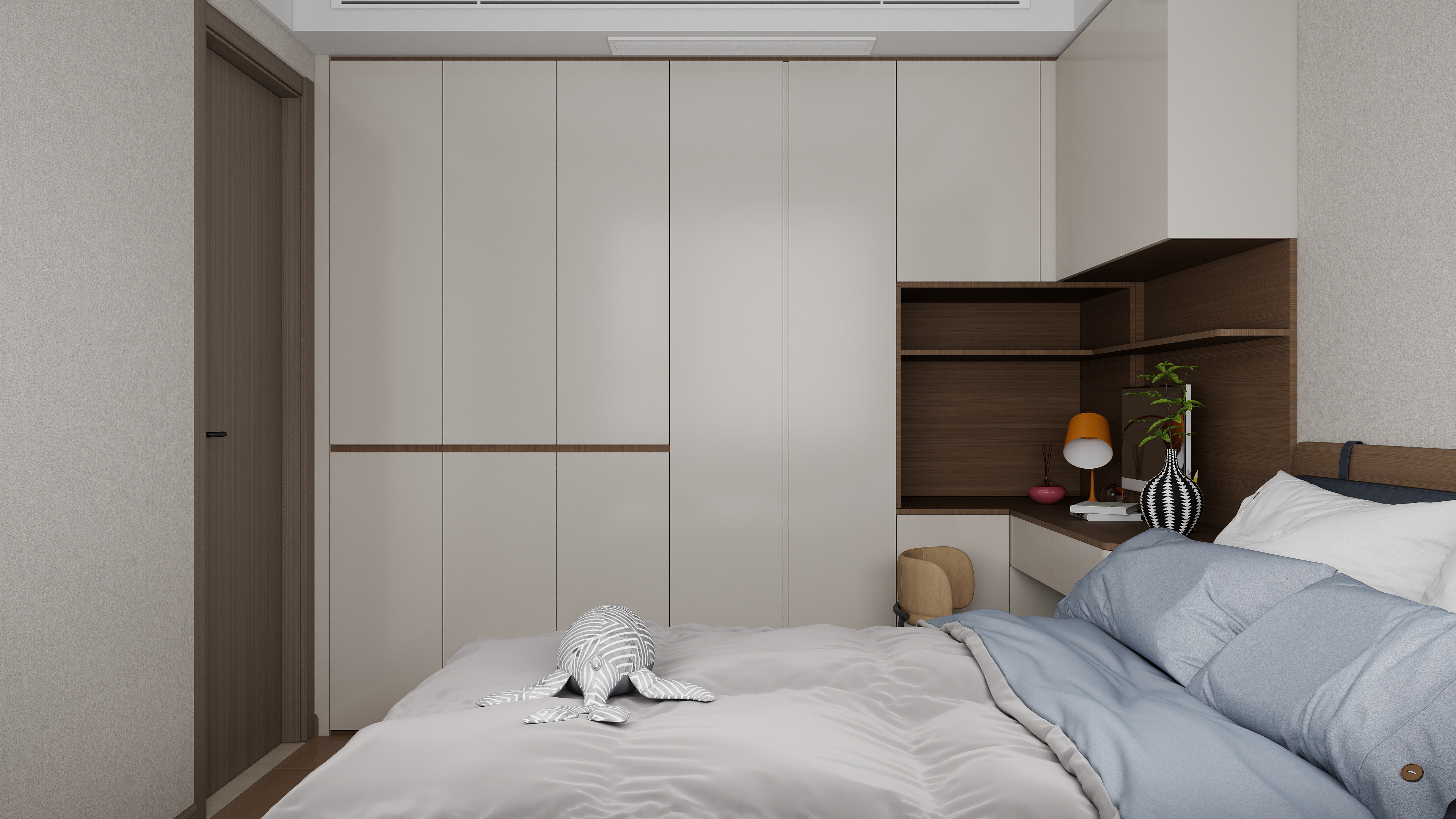 泽成LZC-168㎡4室一层卧室装修效果图第1张