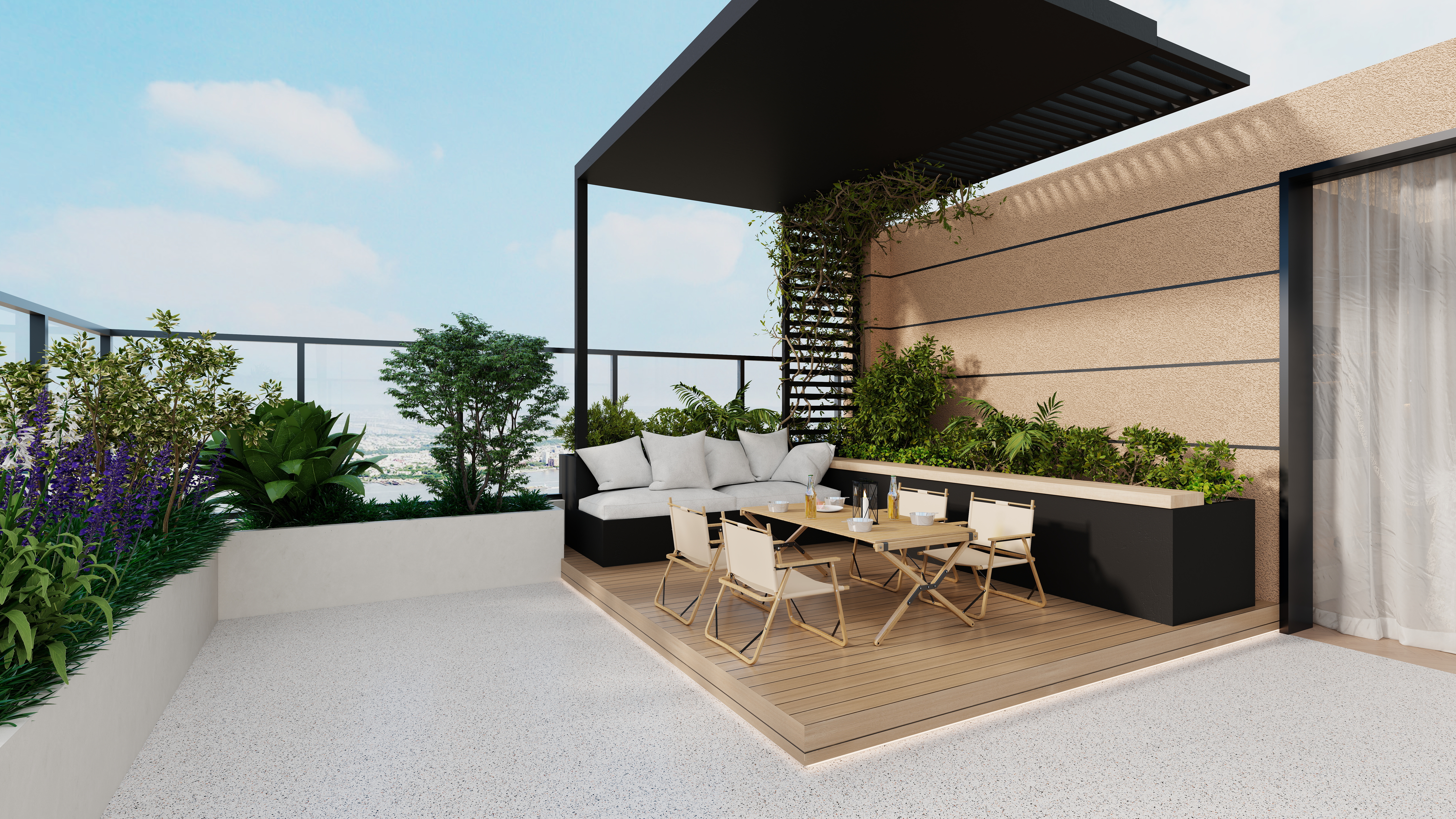 七七设计.....-未来绿洲125一层阳台装修效果图第2张