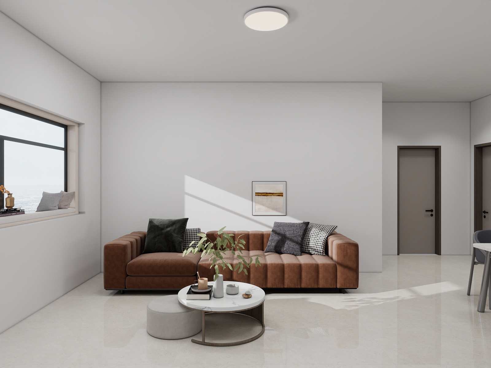 100元设计方案-75m²现代简约风格装修效果图