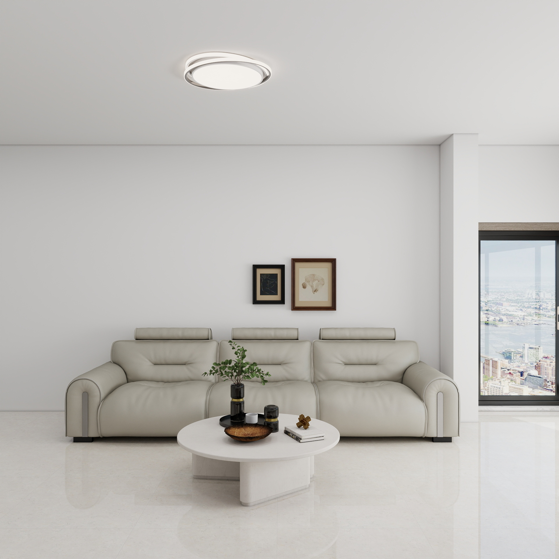 100元设计方案-80m²现代简约风格设计 装修效果图