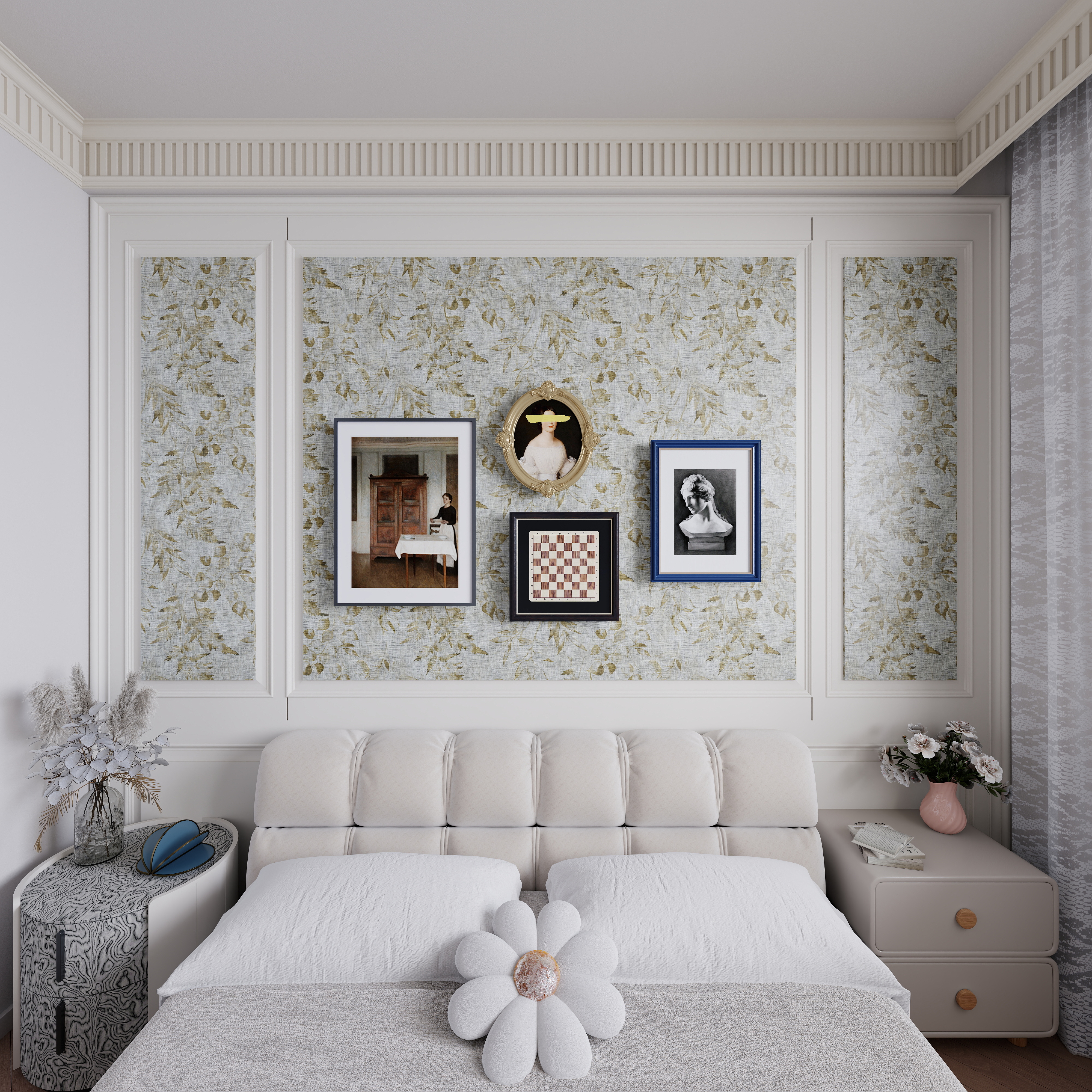 七七设计.....-未来绿洲125一层卧室装修效果图第4张