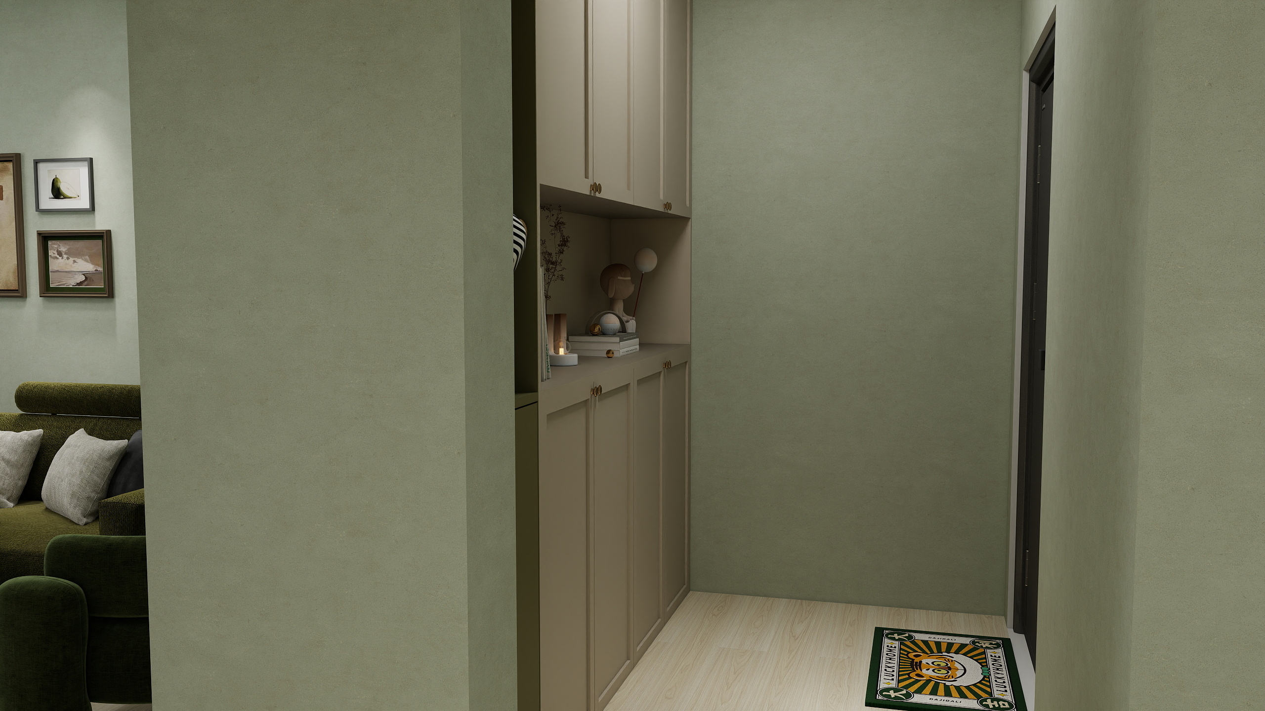 厙厾-138㎡3室一层客餐厅装修效果图第3张