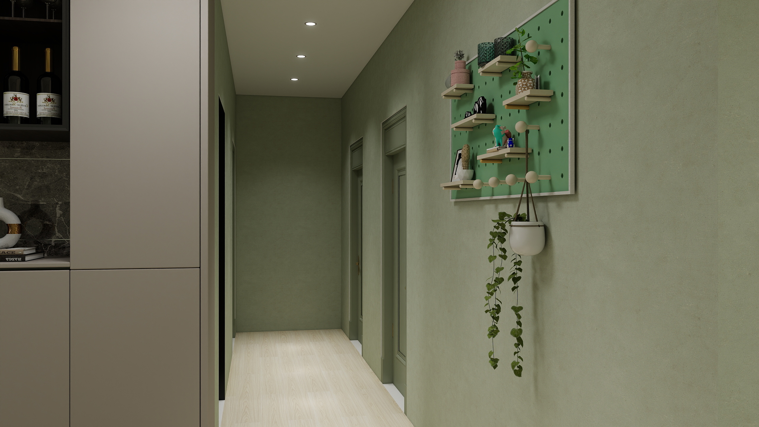 厙厾-138㎡3室一层客餐厅装修效果图第1张