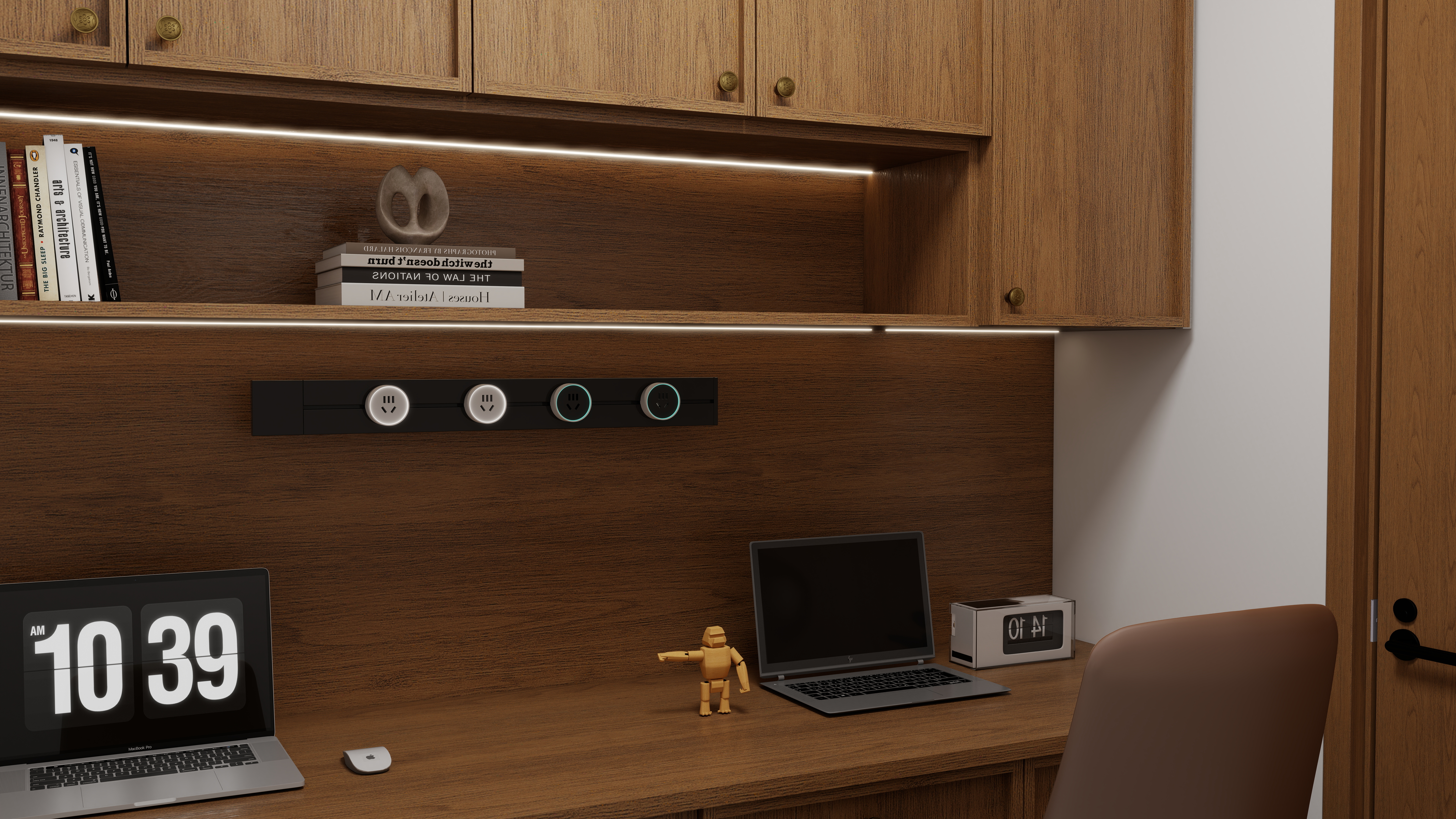 珈源工作室-西安小区一层学习间装修效果图第2张