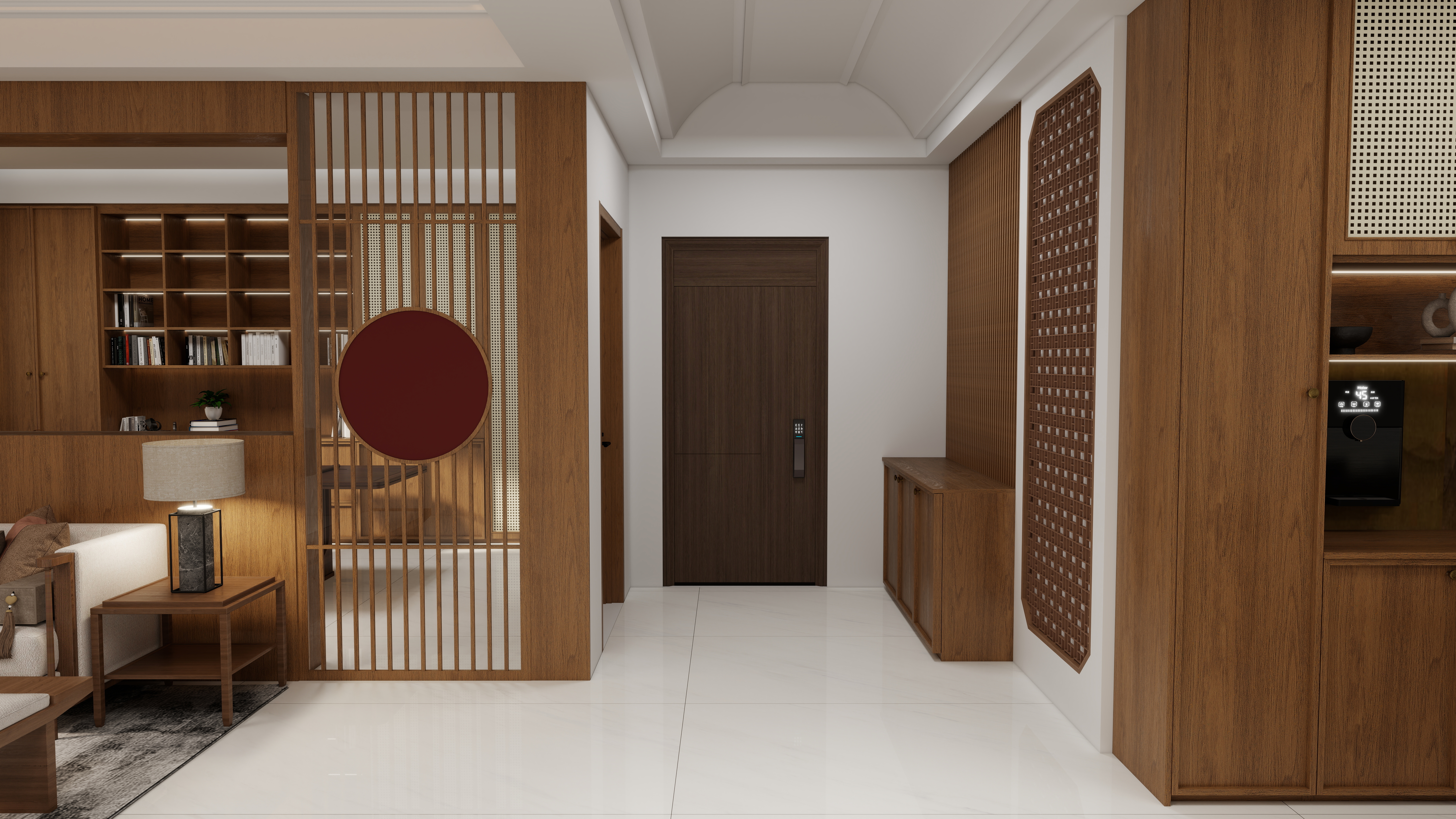 珈源工作室-西安小区一层客餐厅装修效果图第5张