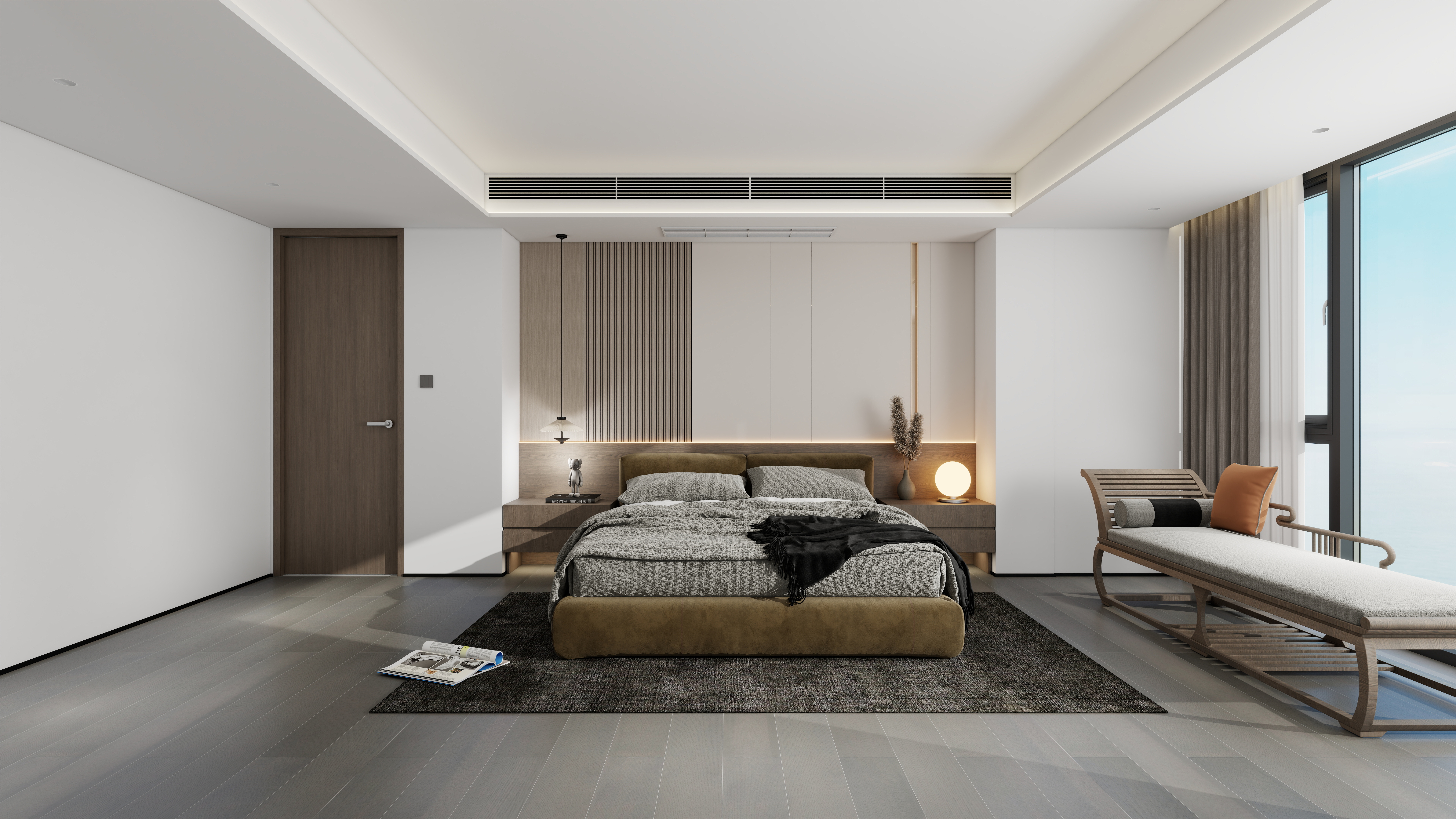 神马云在线-自建房。复式二层主人睡房装修效果图第2张