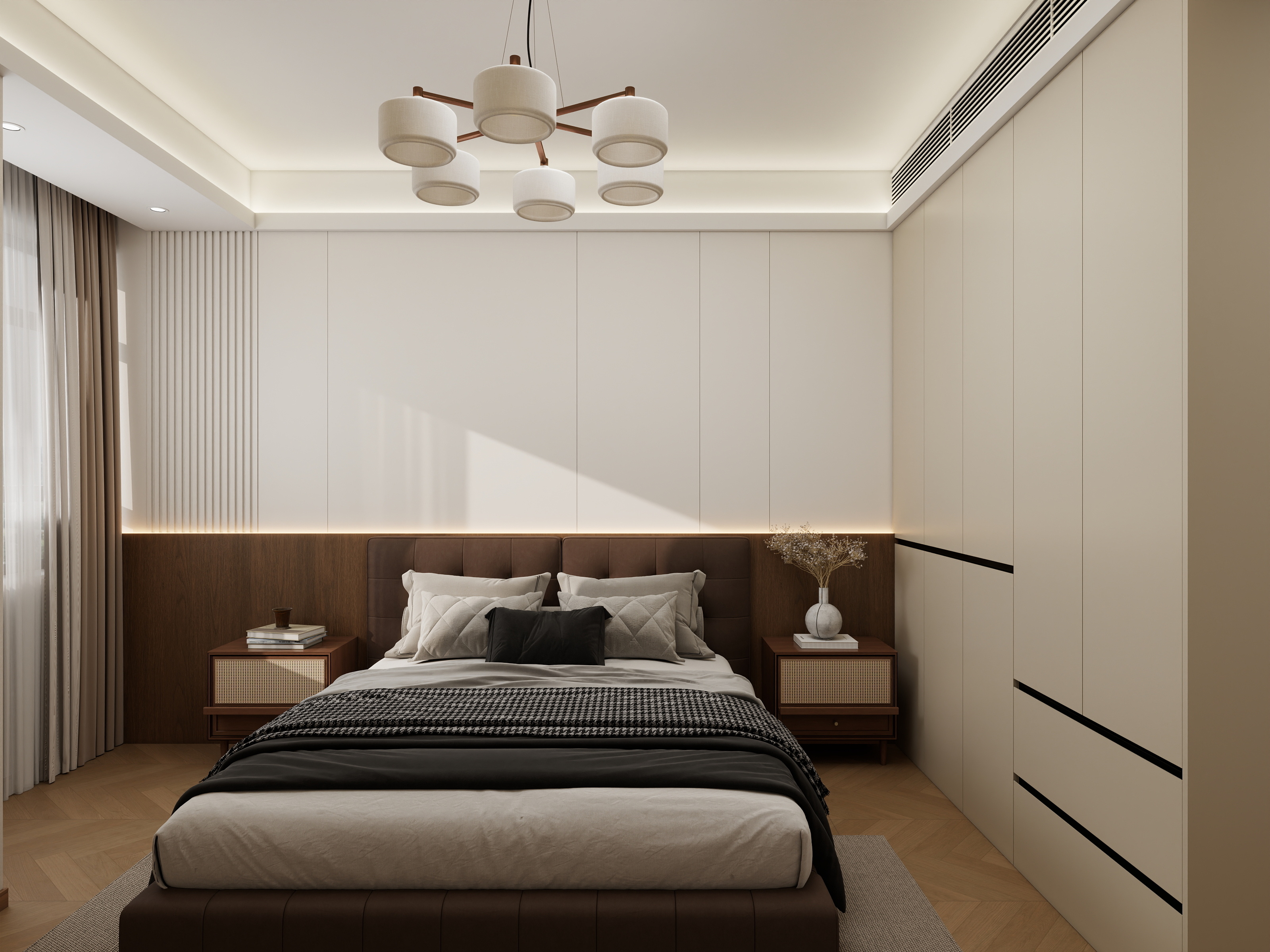 幻胖-114㎡3室装修效果图