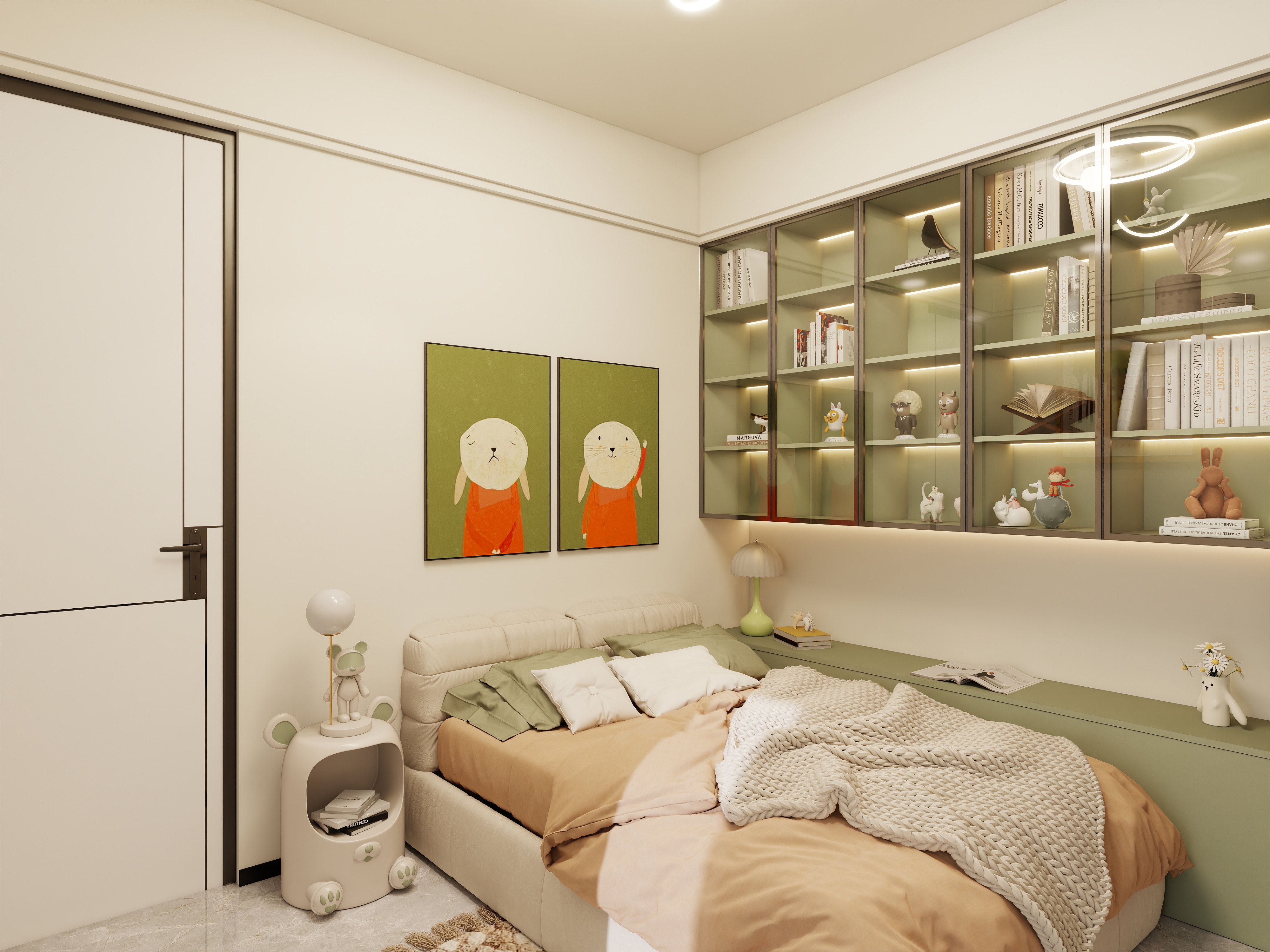 艺雅丽-96平现代简约装修效果图