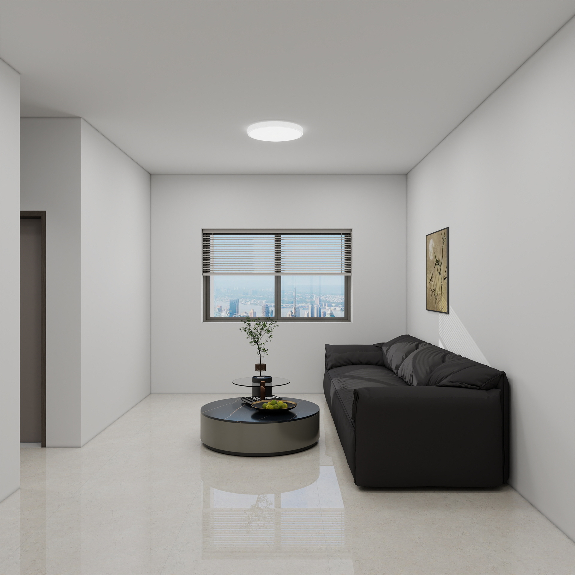 100元设计方案-94m²现代简约风格设计 装修效果图