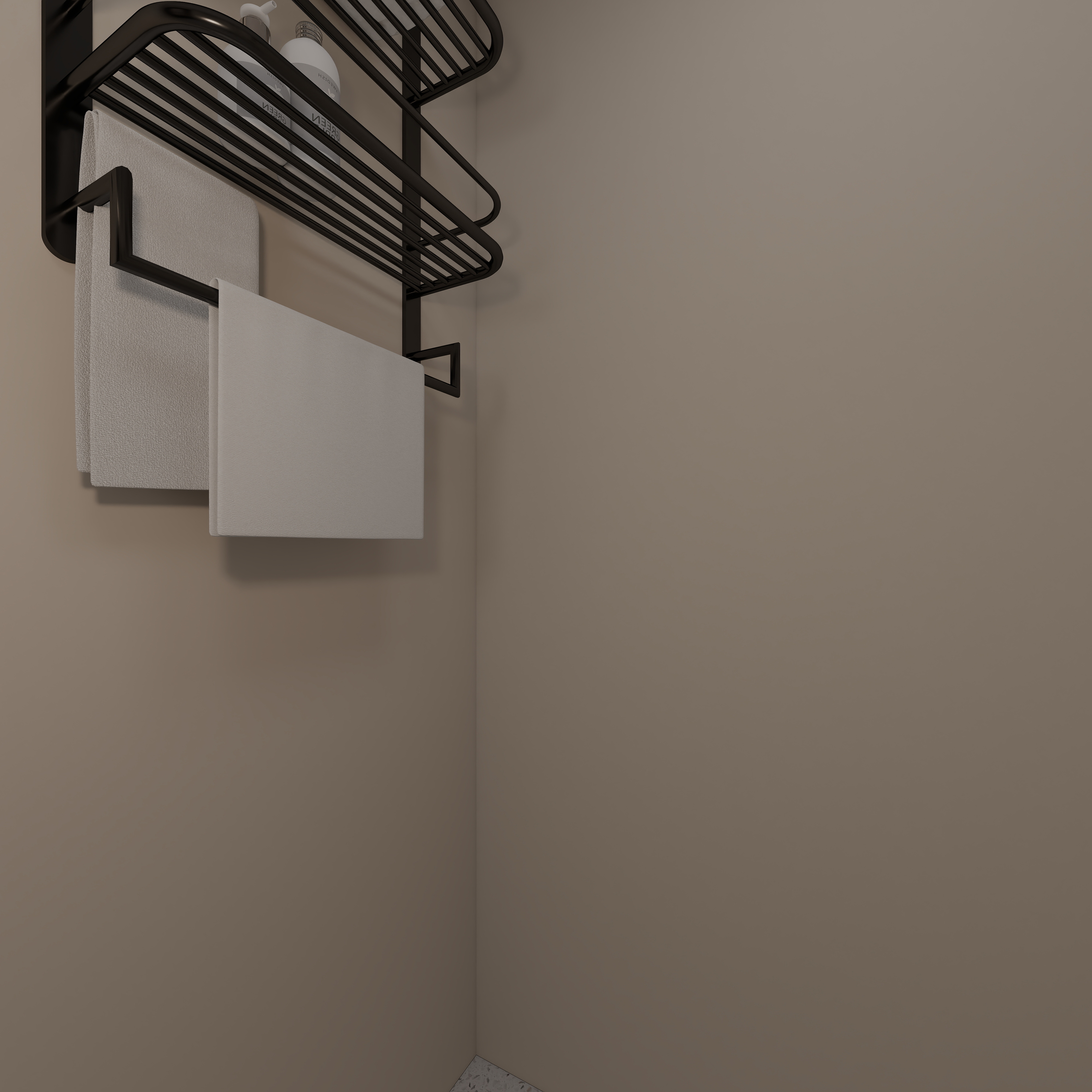 丁光辉-侘寂中古风150㎡4室一层卫生间3装修效果图第3张