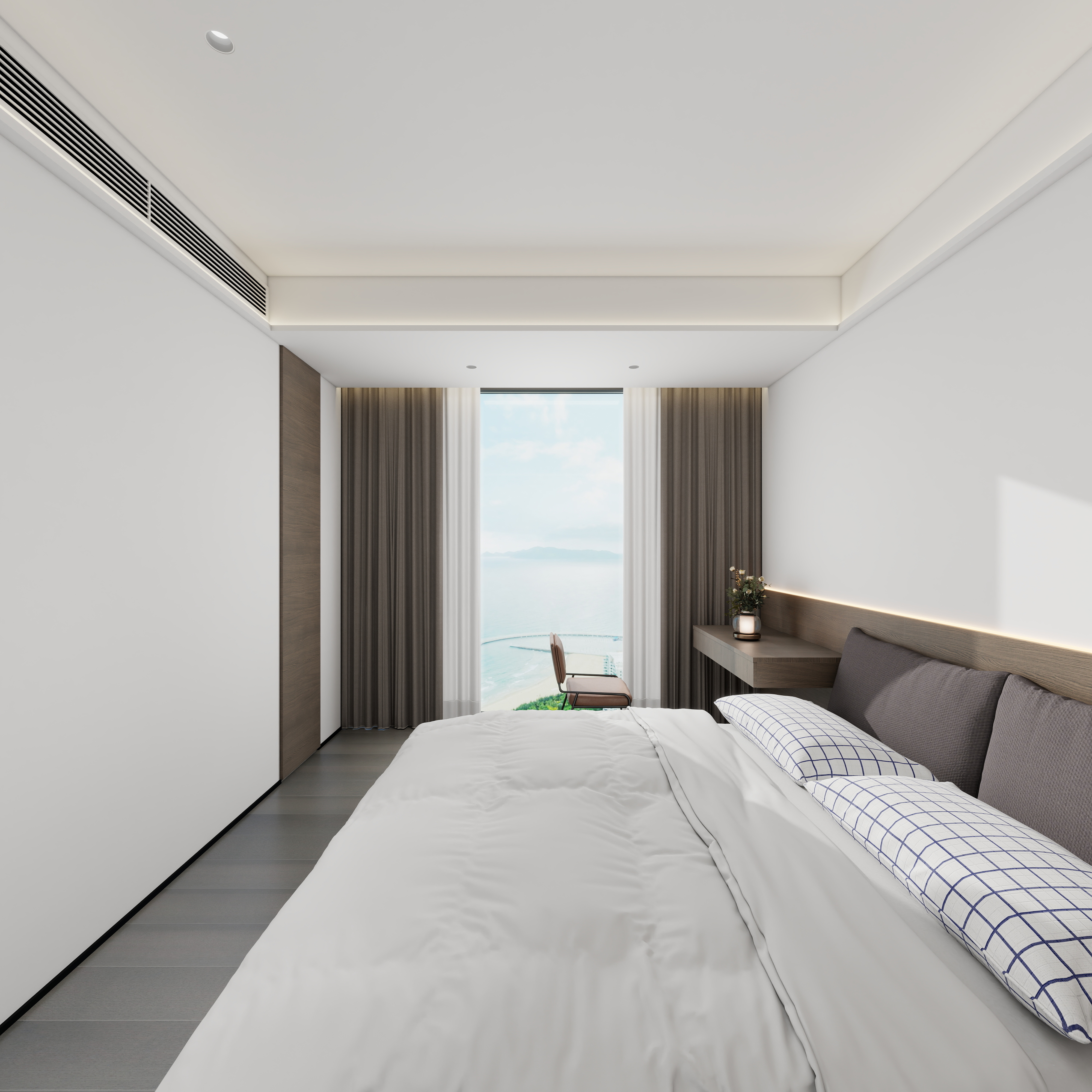 神马云在线-自建房。复式二层睡房3装修效果图第3张