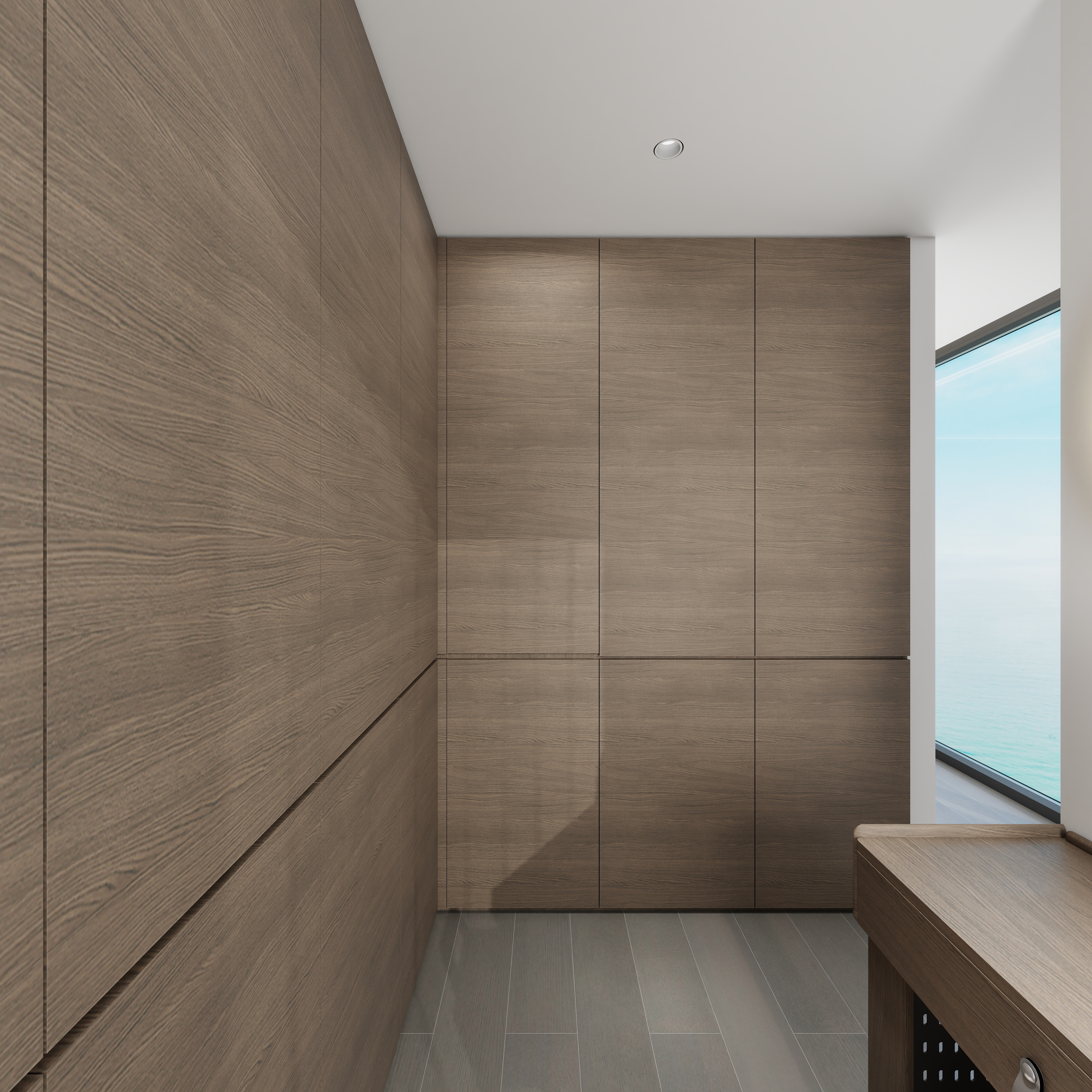 神马云在线-自建房。复式二层步入式衣柜装修效果图第3张