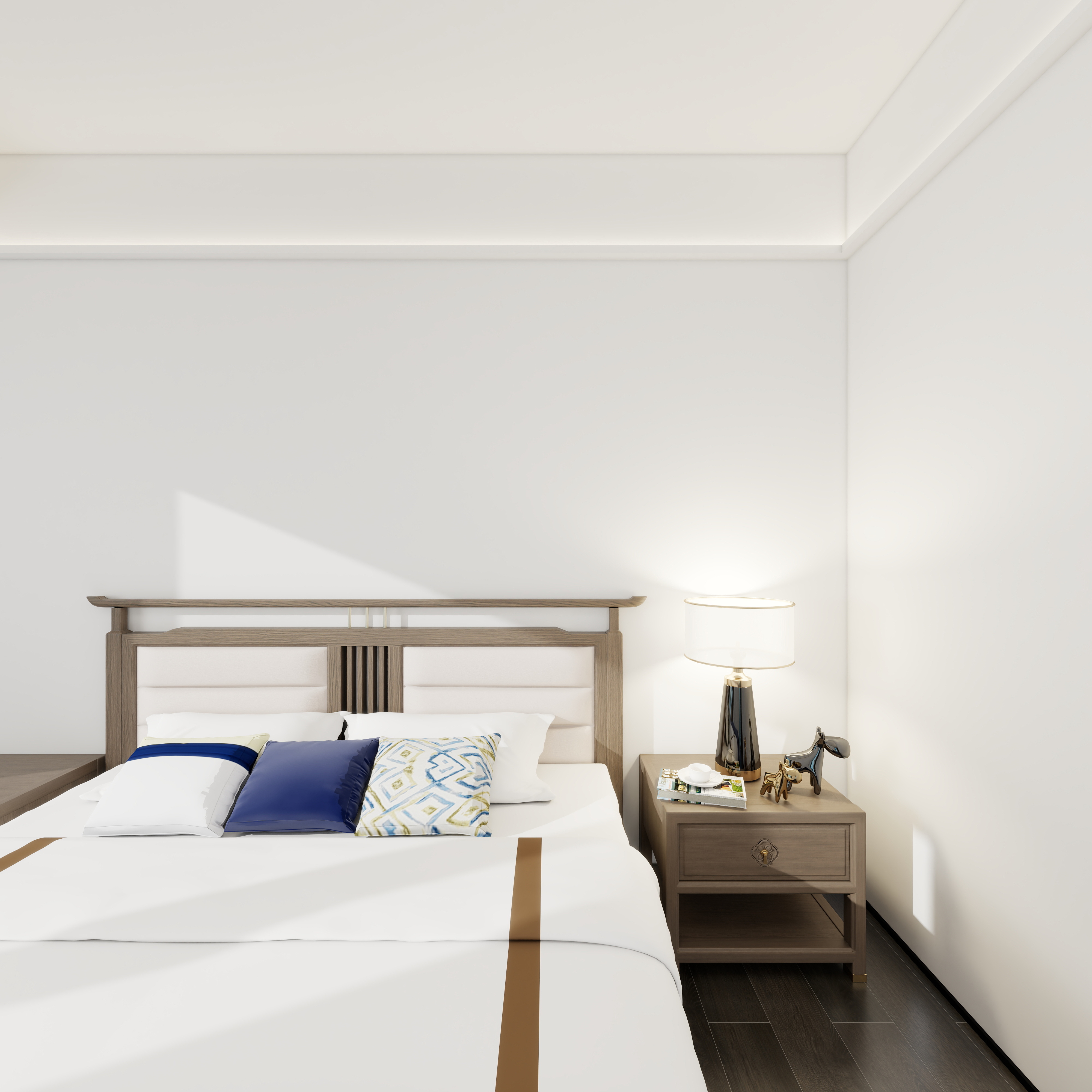 神马云在线-自建房。复式一层睡房1装修效果图第3张