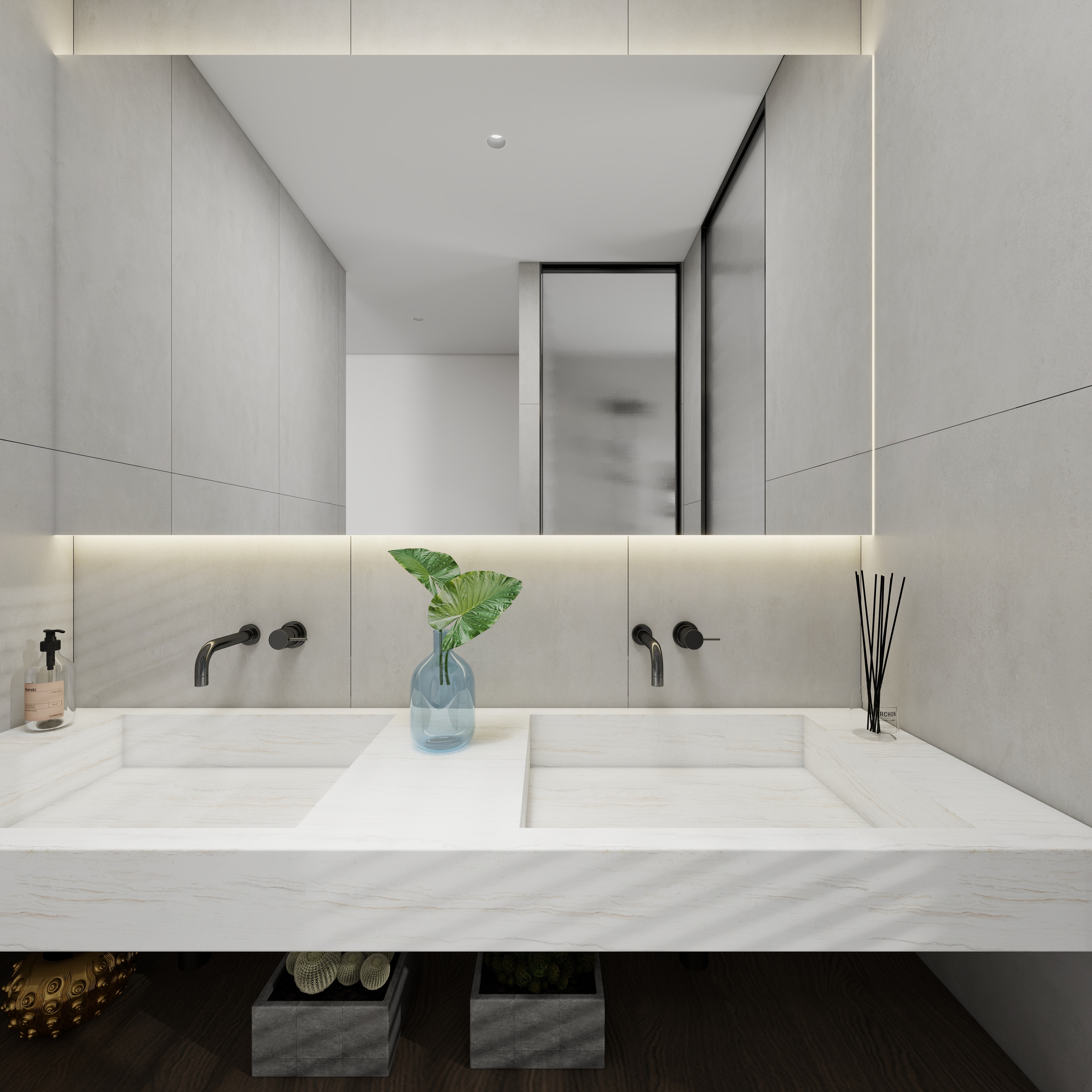 神马云在线-自建房。复式二层I洗盥间装修效果图第3张