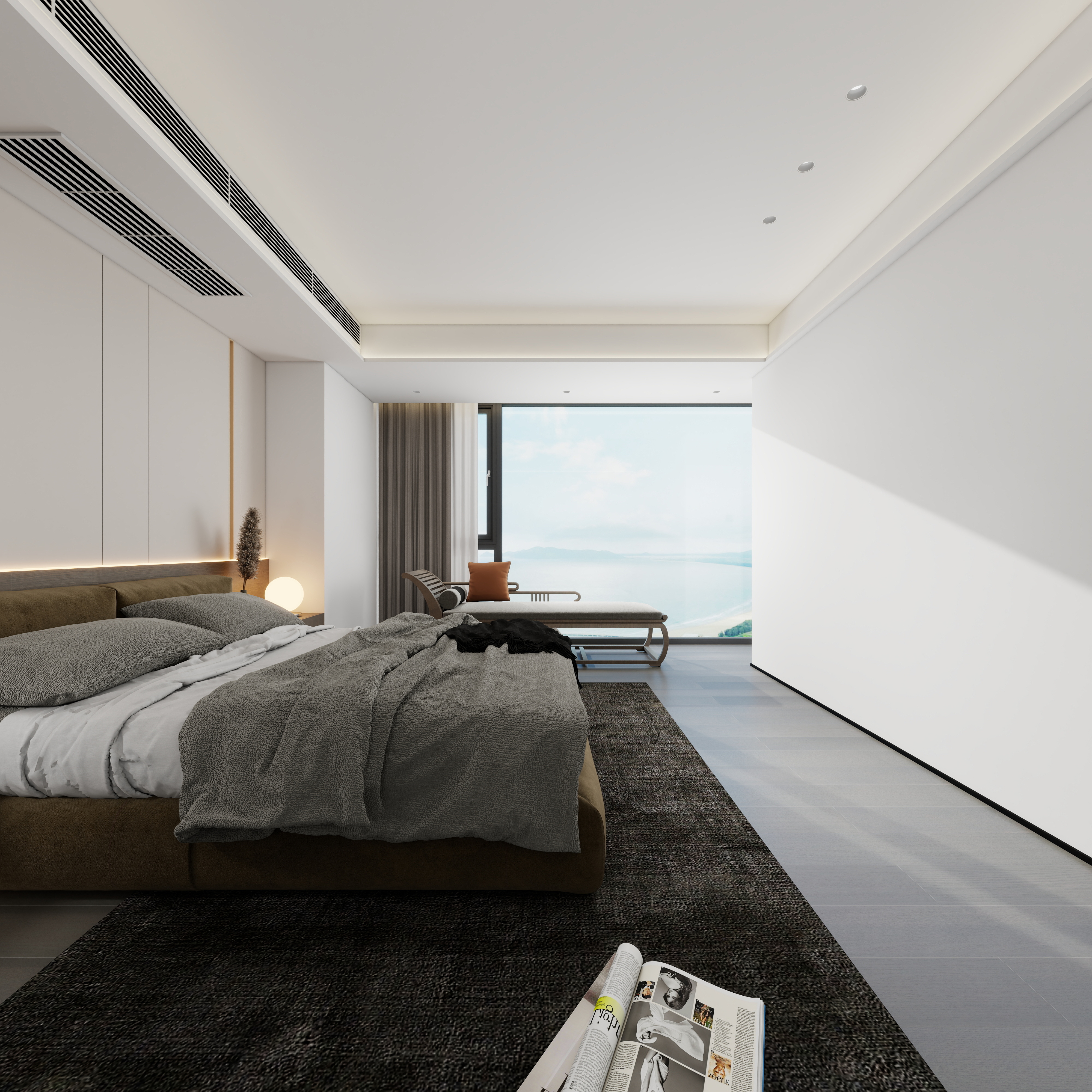 神马云在线-自建房。复式二层主人睡房装修效果图第4张