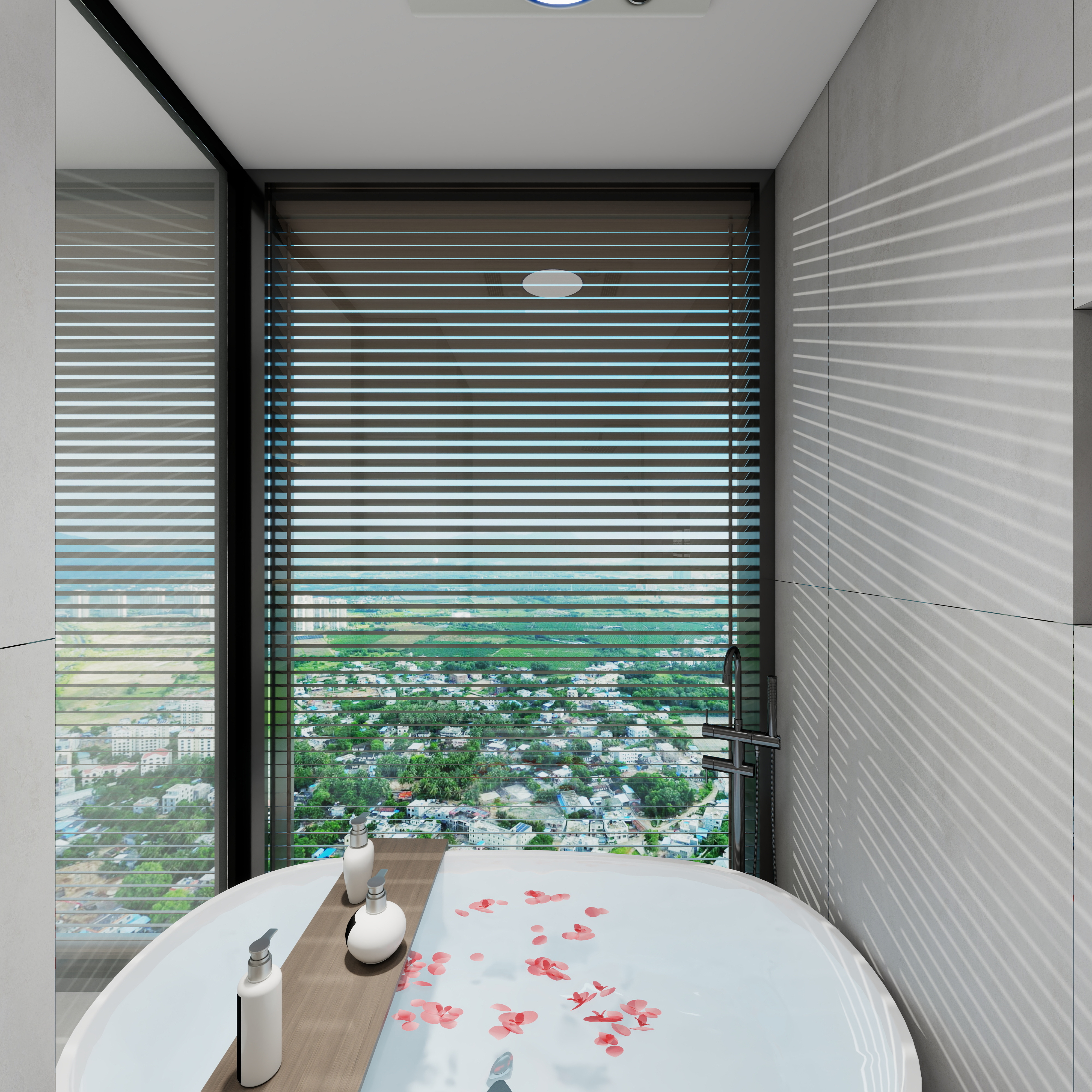 神马云在线-自建房。复式二层沐浴装修效果图第3张